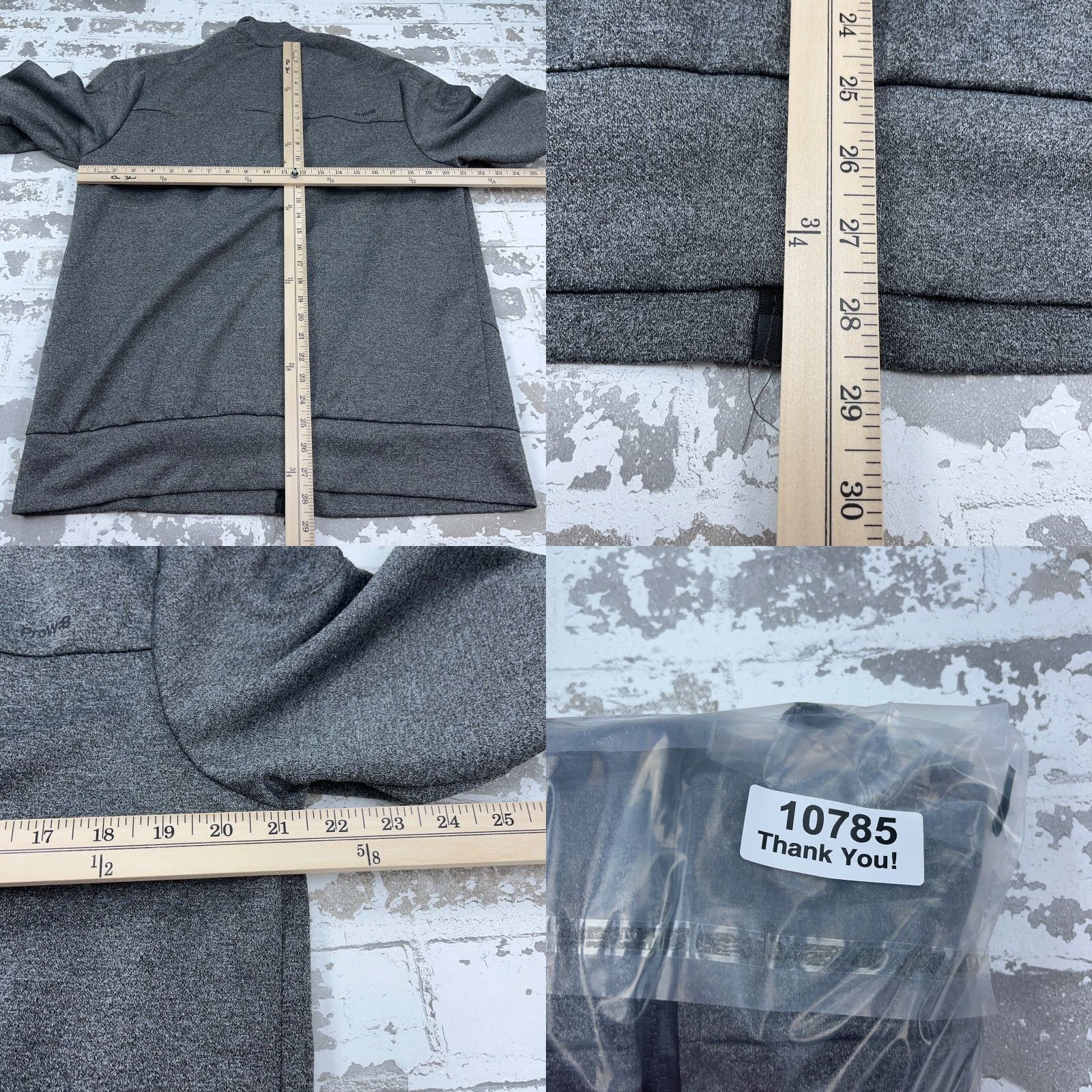 Spyder Spyder Jacket Men Large Gray Black Active Performance Hiking Outdoors Adult Jacket Size US L / EU 52-54 / 3 - 8 Thumbnail