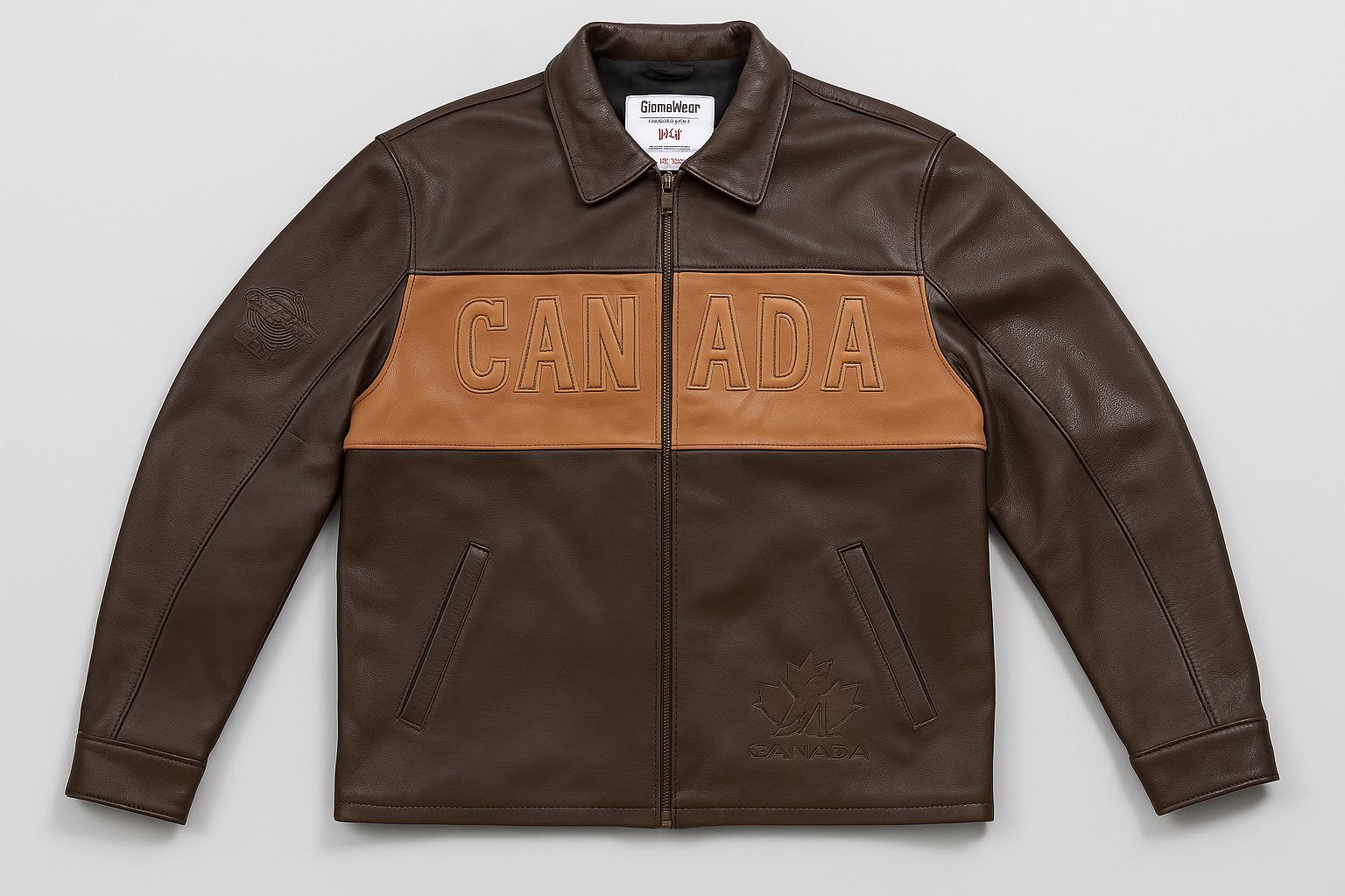 Other RARE Canada 2004 World Cup of Hockey Leather Jacket Size US XL / EU 56 / 4 - 1 Thumbnail