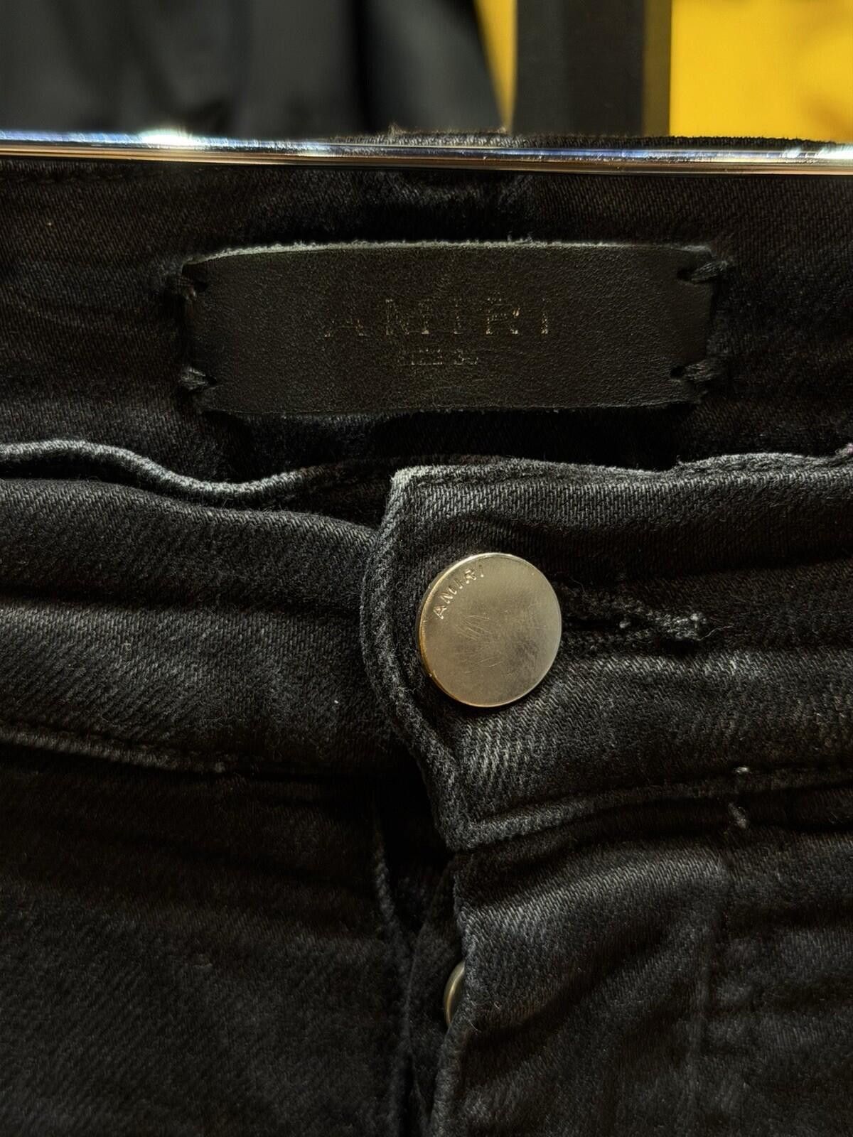 Amiri Size 36 - Amiri Black Camo Logo Jeans 100% Authentic Quick Size US 36 / EU 52 - 11 Thumbnail