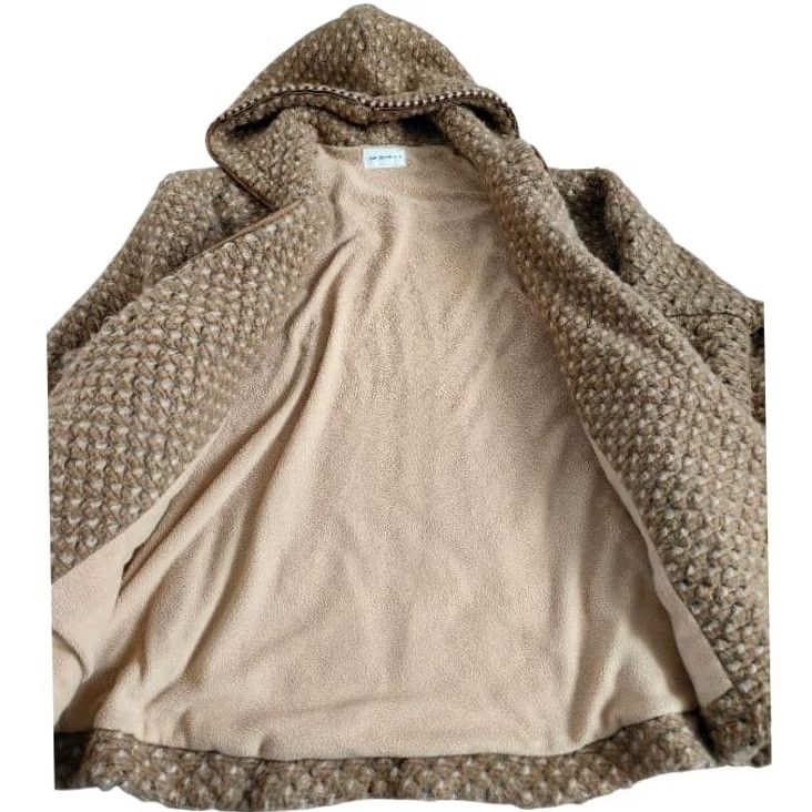 Tsumori Chisato Tsumori Chisato Blouson Jacket Hoodie Brown Dot Mohair Loop Size 2 Women Outer Blouson Coat Hooded Size XS / US 0-2 / IT 36-38 - 3 Thumbnail