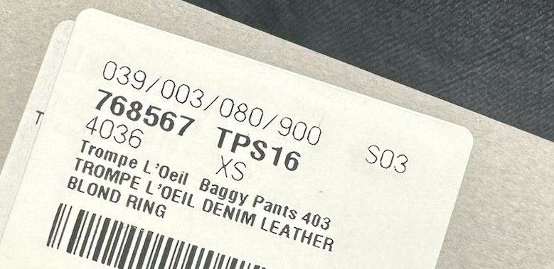Balenciaga o1s1rm1125 Trompe L'Oeil Baggy Pants in Blue Size US 28 / EU 44 - 4 Thumbnail