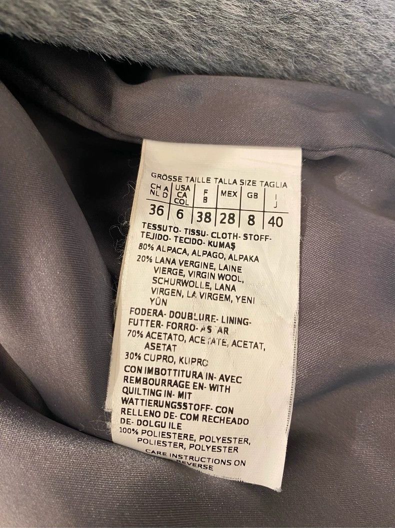 Max Mara Max Mara Cashmere Solid Grey Strap Coat Size M / US 6-8 / IT 42-44 - 5 Thumbnail