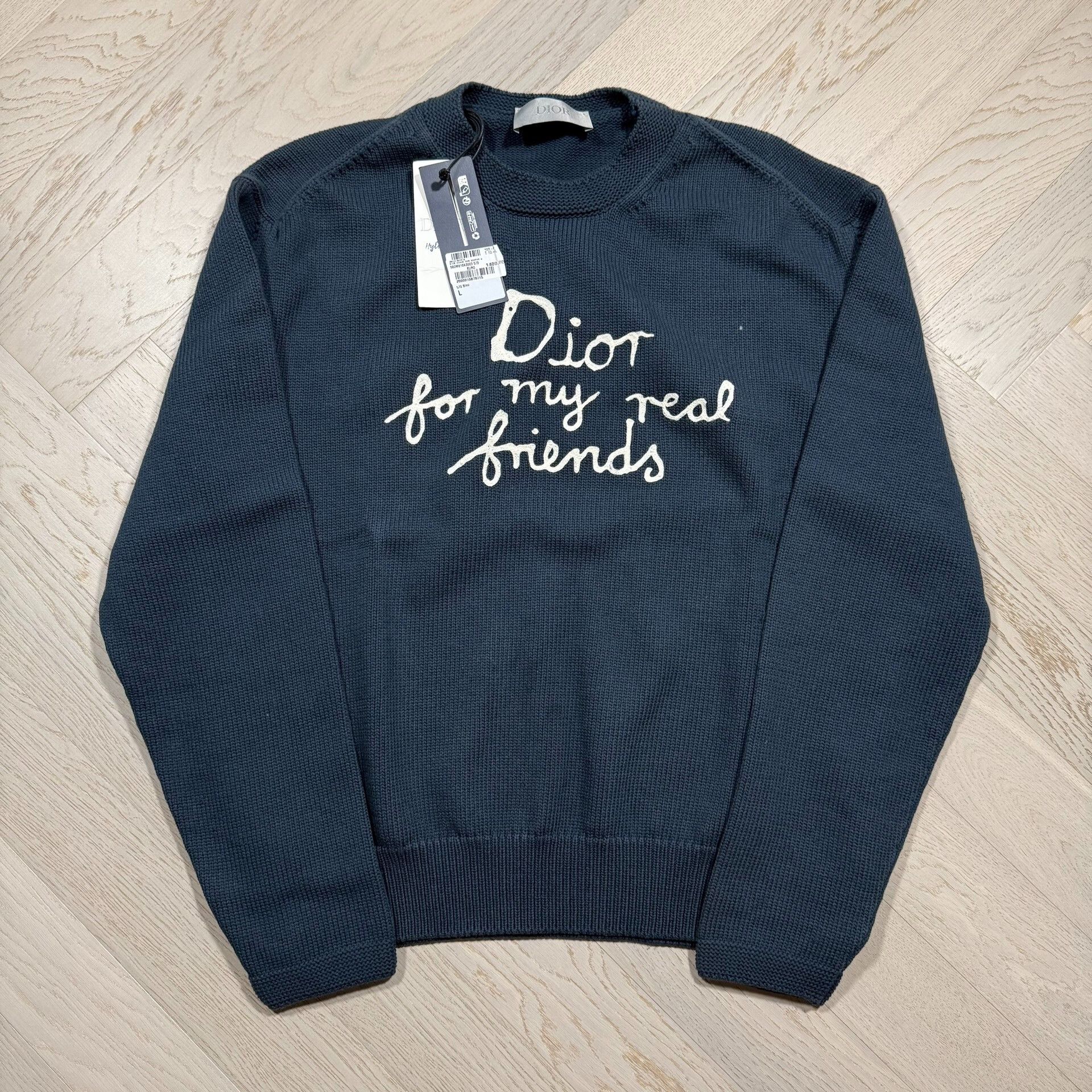 Visvim Dior SS25 Embroidered Long Sleeve Sweater Size US L / EU 52-54 / 3 - 1 Thumbnail