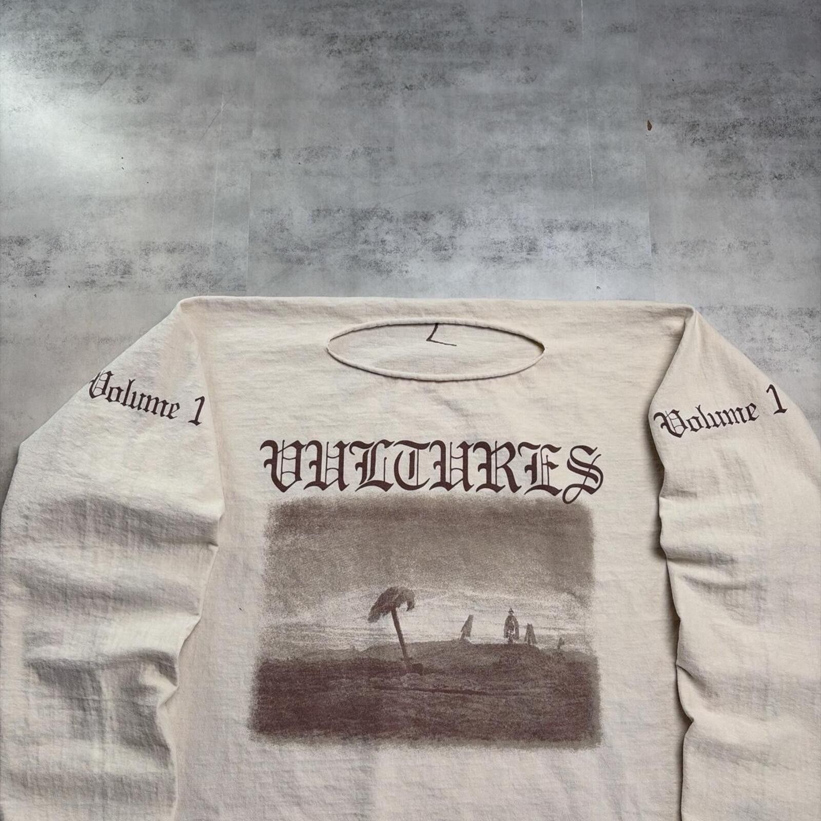 Yeezy Yeezy Vultures Volume Album Merch Long Sleeve Cropped Shirt Size US M / EU 48-50 / 2 - 3 Thumbnail