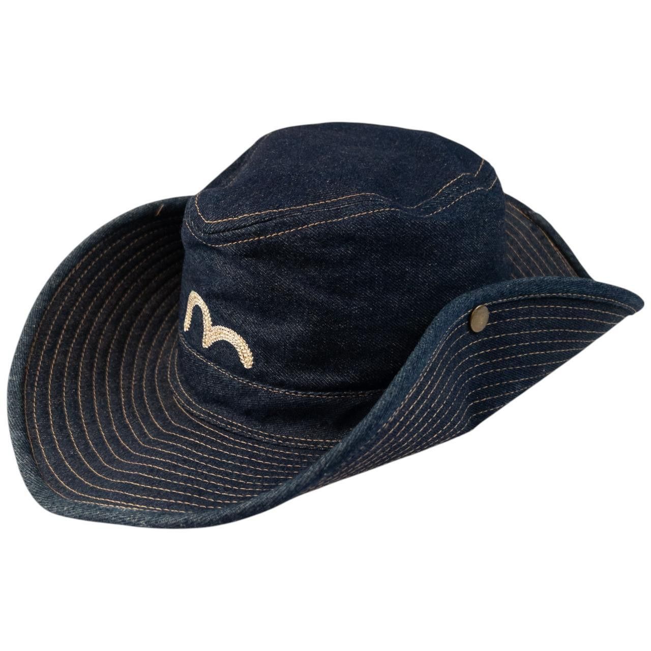 Evisu Vintage Evisu Denim Embroidered Gull Hat Size ONE SIZE - 3 Thumbnail