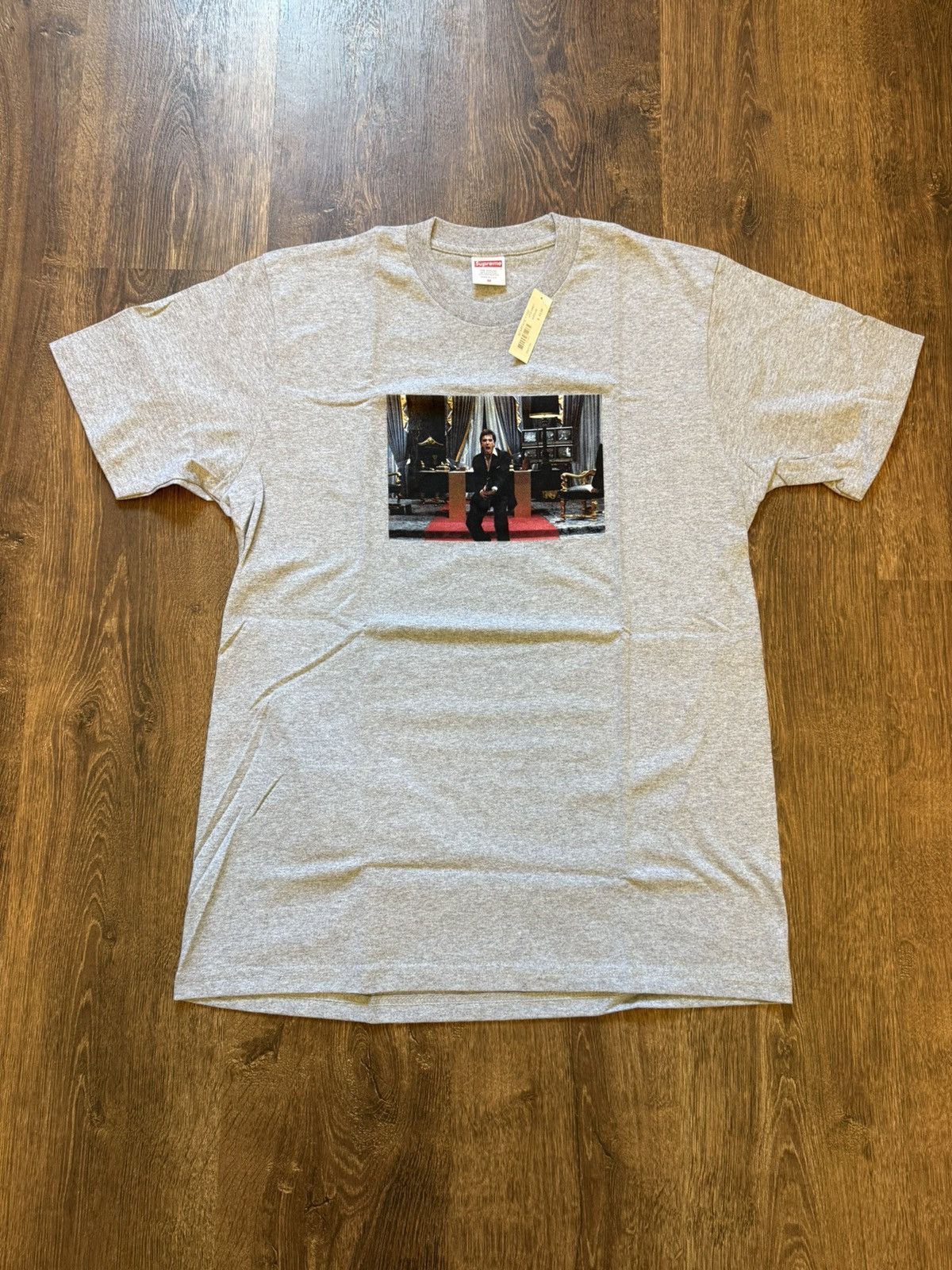 Supreme Supreme Scarface Friend Tee Heather Grey Size US L / EU 52-54 / 3 - 2 Thumbnail