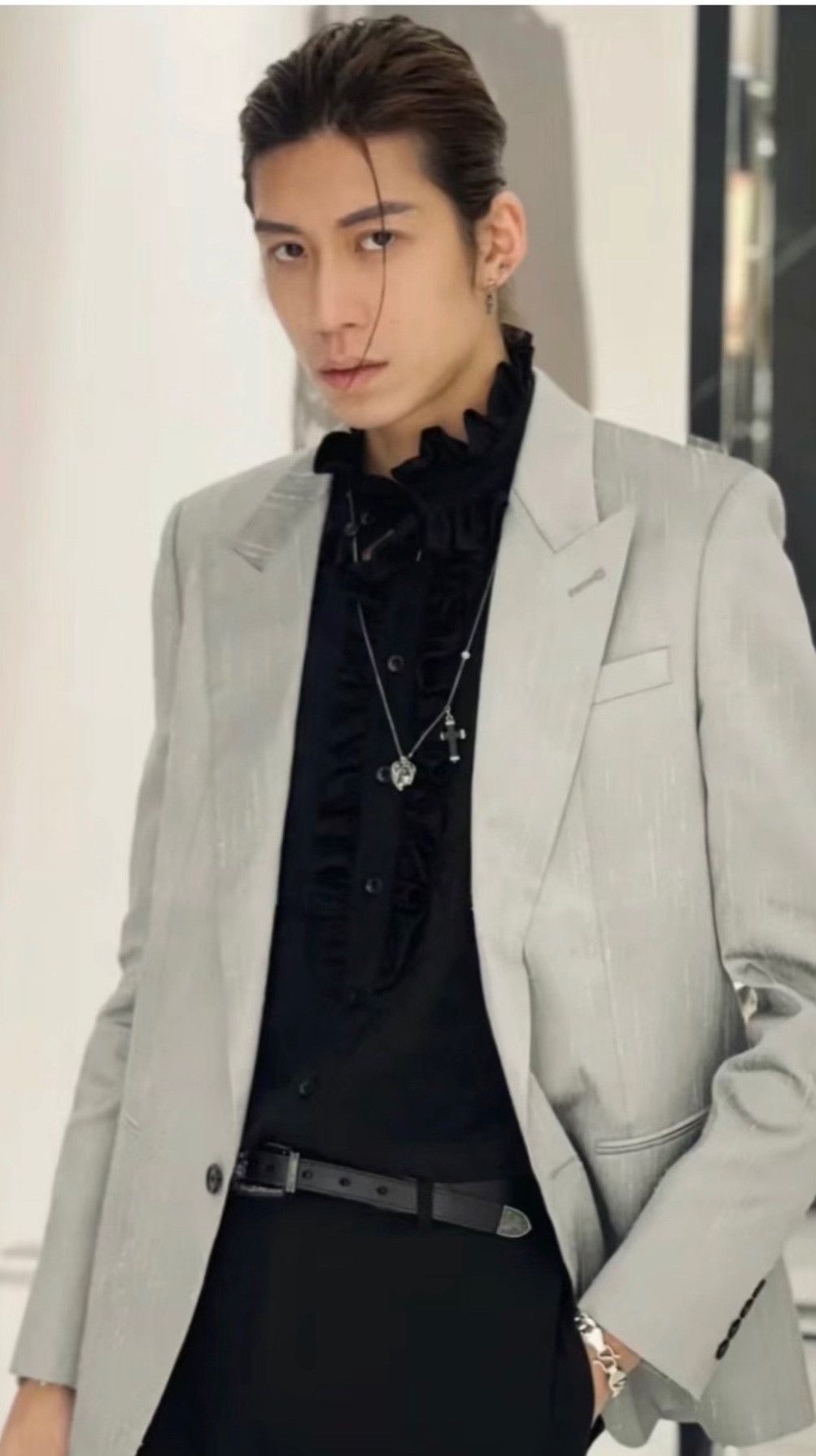 Saint Laurent Paris Saint Laurent Classic Gray Suit Size US M / EU 48-50 / 2 - 1 Thumbnail