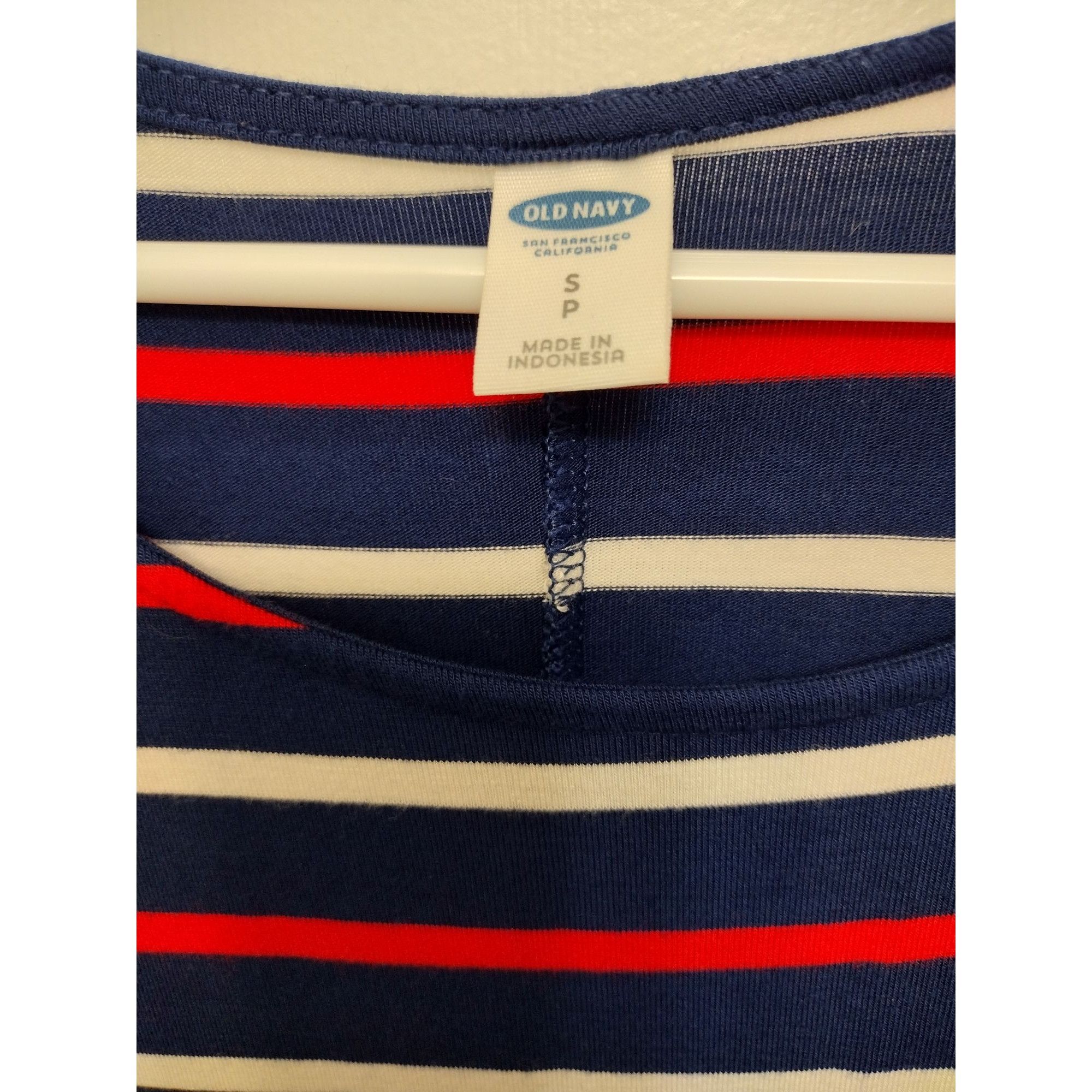 Old Navy Old Navy Womens Striped Long Sleeve Knit Swing Dress S Petit Size S / US 4 / IT 40 - 3 Thumbnail