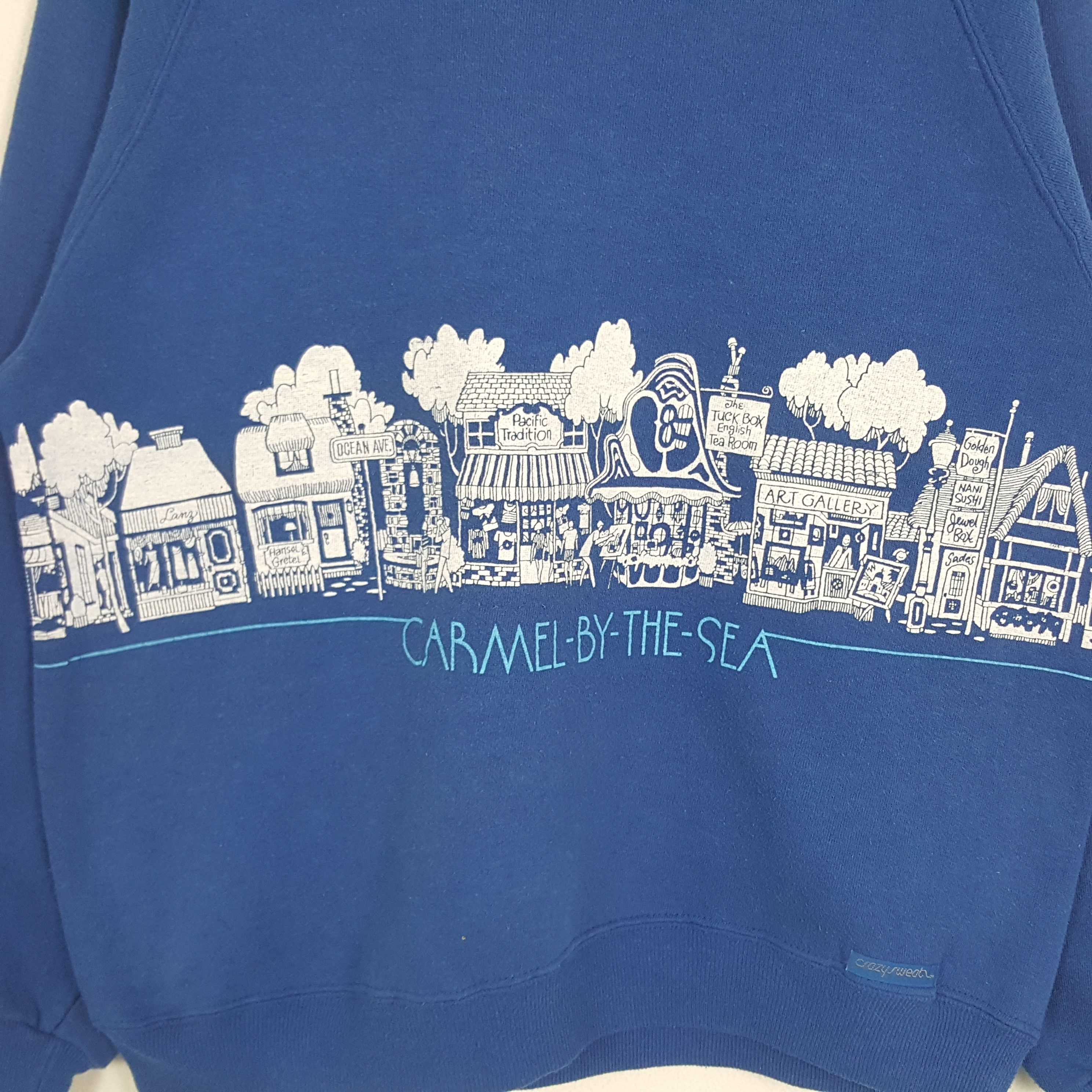 Vintage Vintage 90's Caramell-By-The -Sea Streetwear Sweatshirt Size US M / EU 48-50 / 2 - 2 Thumbnail