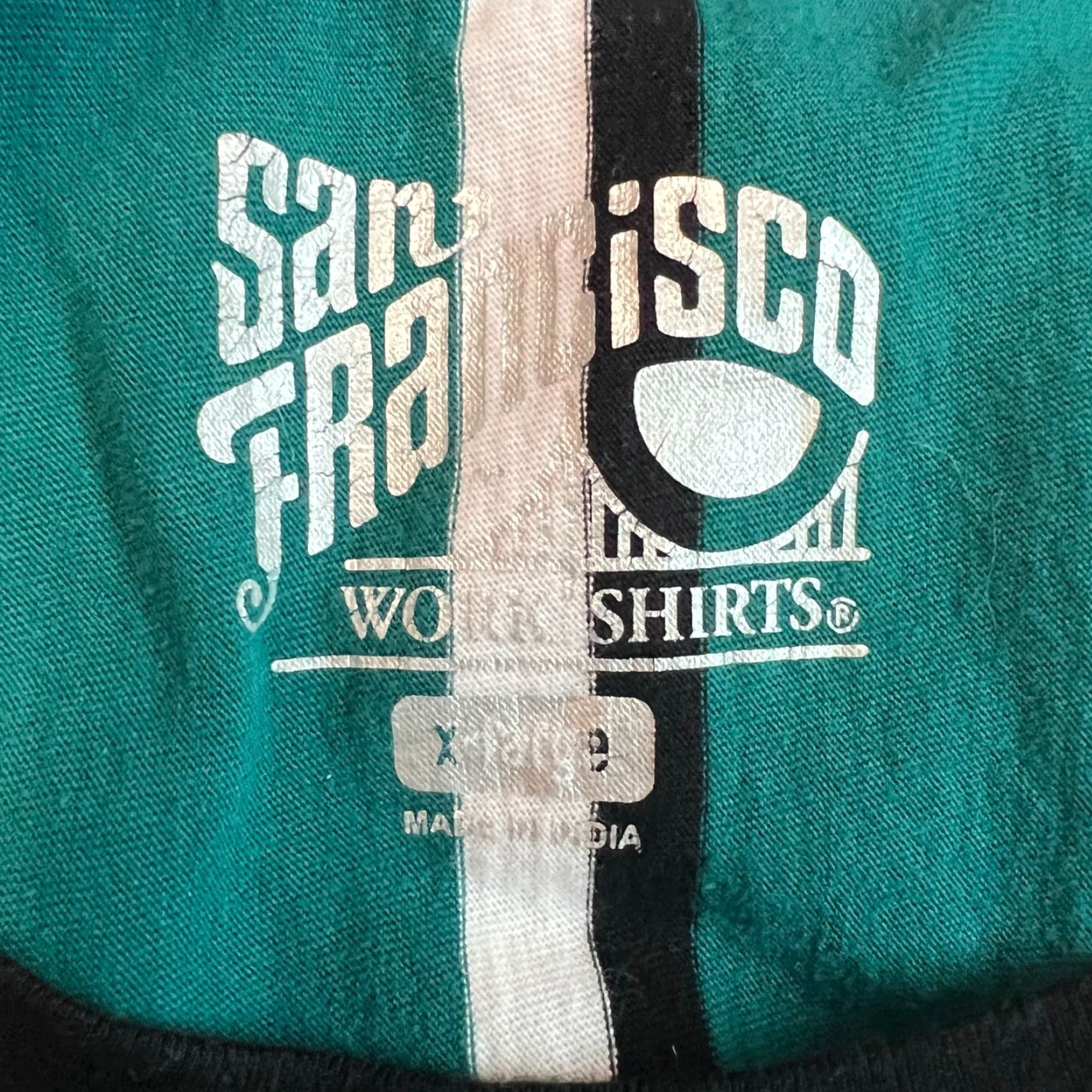Vintage &Work Savage San Francisco Work Shirts Adult XL Green Black Striped Short Sleeve Size US XL / EU 56 / 4 - 4 Thumbnail