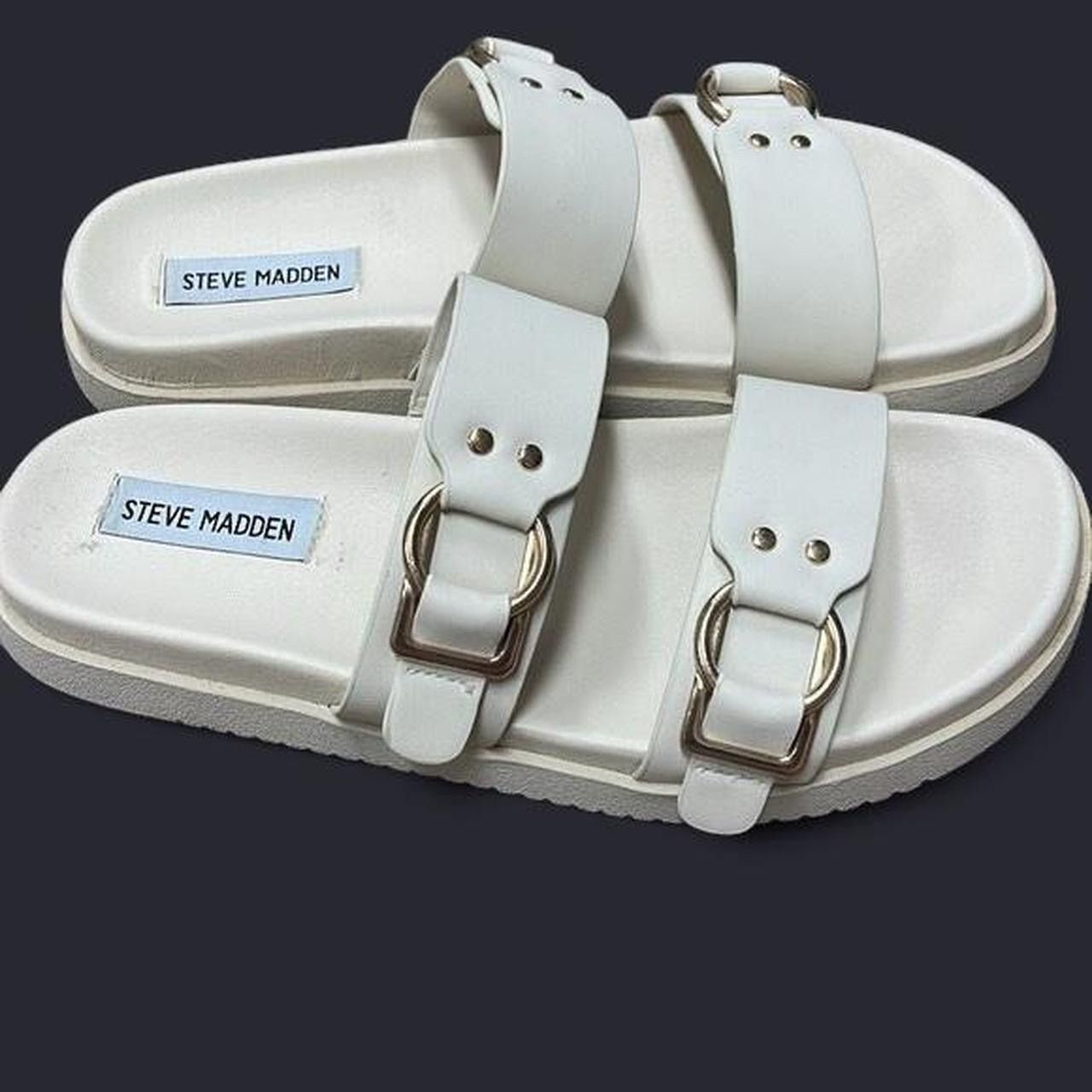 Steve Madden Steve Madden Hanni Dual Band Platform Sandals Size US 7.5 / IT 37.5 - 4 Thumbnail