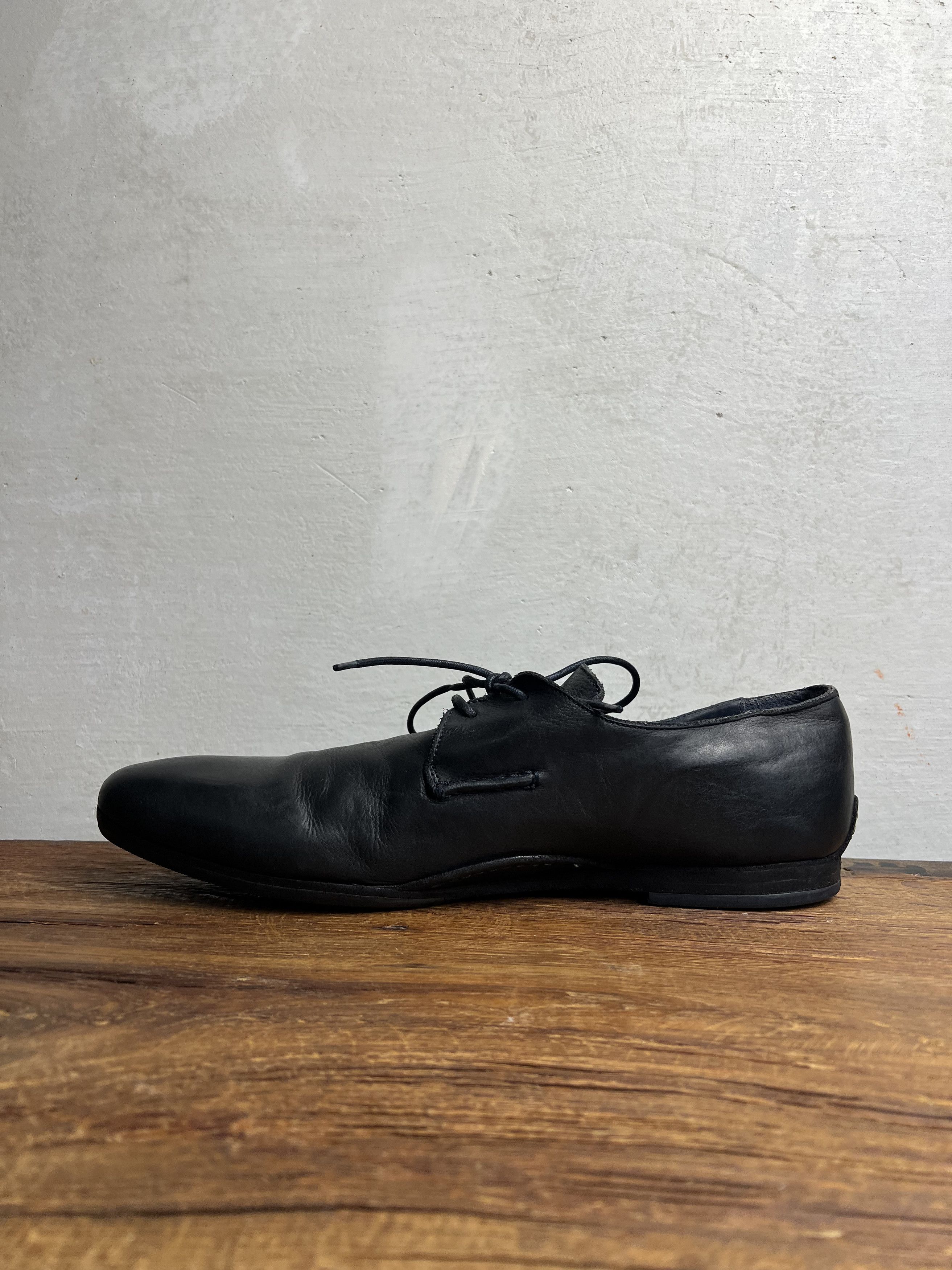 Alexander McQueen Alexander Mcqueen Black Leather Derby Shoes Size US 11 / EU 44 - 4 Thumbnail
