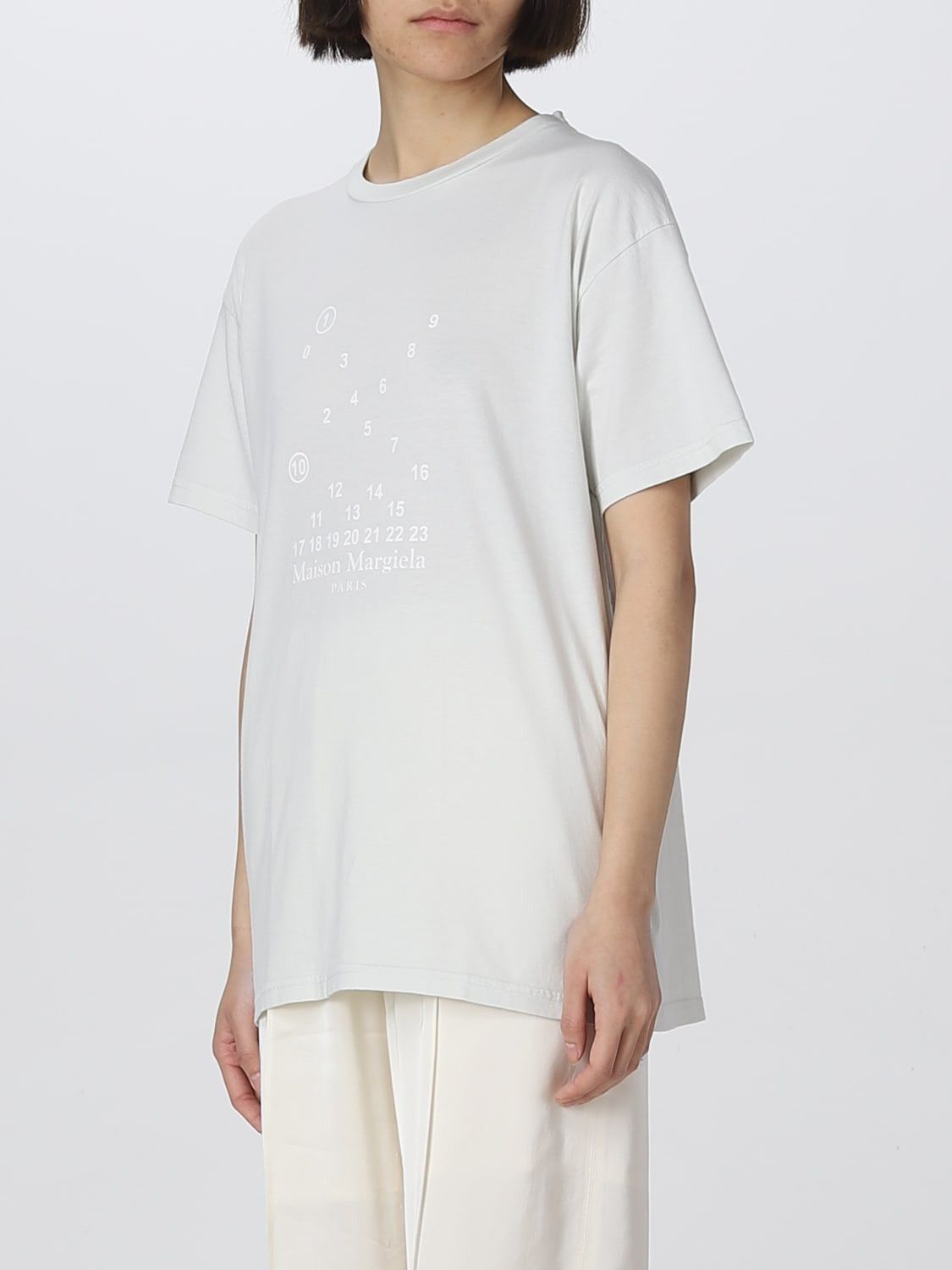 Maison Margiela o1y0625 Crewneck T-Shirt in Light Gray Size XS / US 0-2 / IT 36-38 - 3 Thumbnail