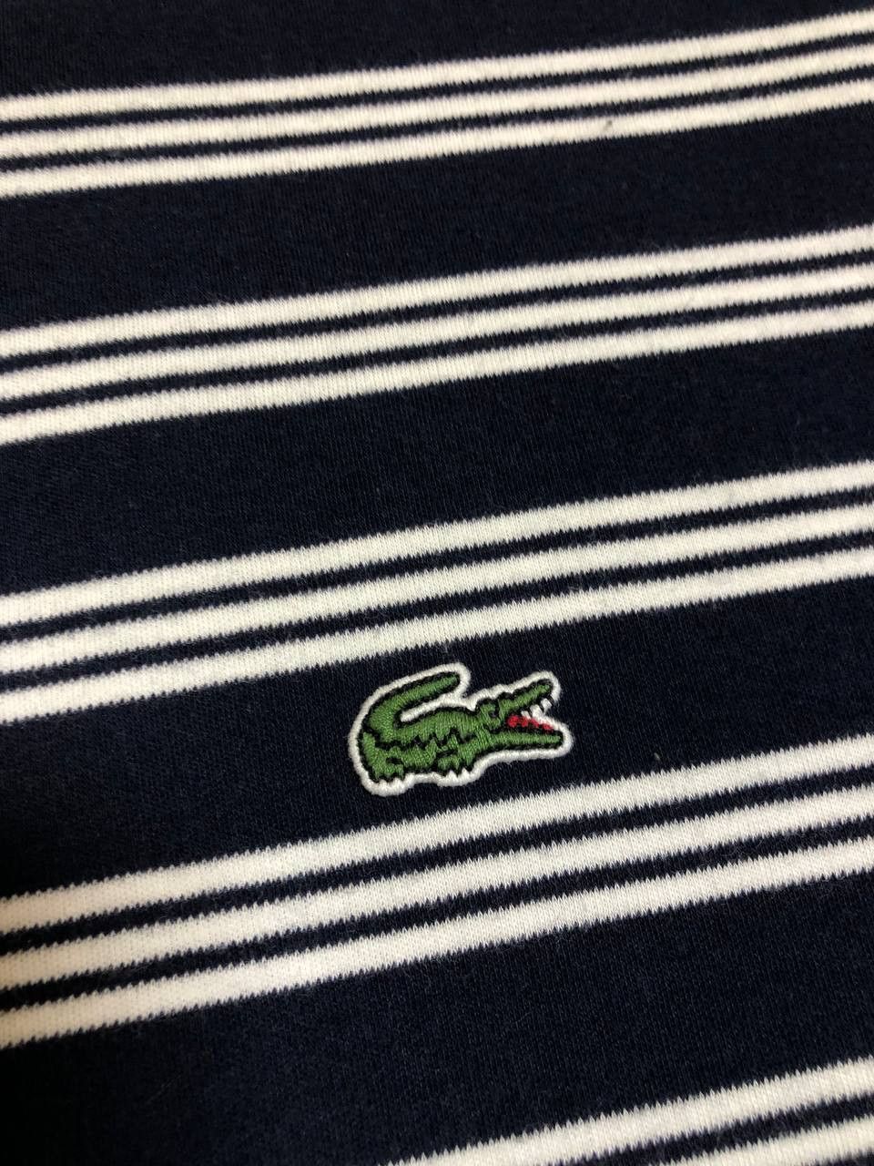 Lacoste Lacoste Men's Striped Short Sleeve Polo Shirt Size US L / EU 52-54 / 3 - 6 Thumbnail