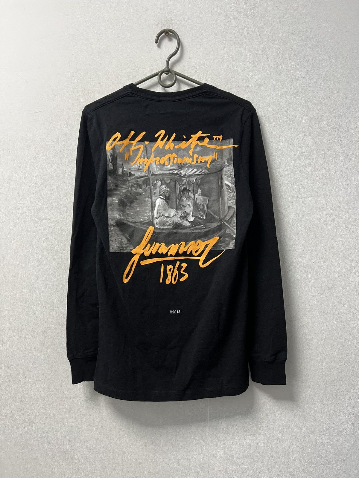 Off-White Off White Longsleeve Luxury Big Logo Size S XS Size US S / EU 44-46 / 1 - 1 Thumbnail