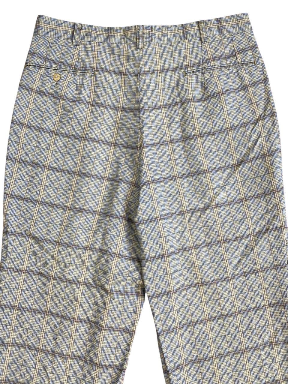 Balenciaga 2000's Balenciaga Sports Tartan Baggy Slacks Size US 34 / EU 50 - 6 Thumbnail