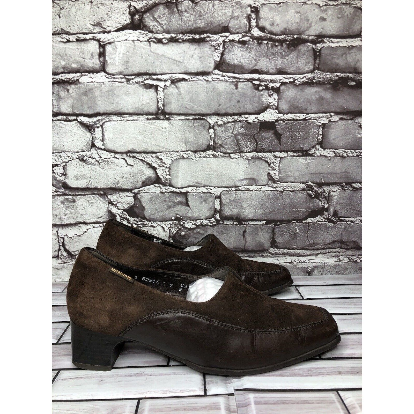 Mephisto Mephisto Brown Suede Leather Square Toe Split Toe Loafers He Size US 9 / IT 39 - 3 Thumbnail