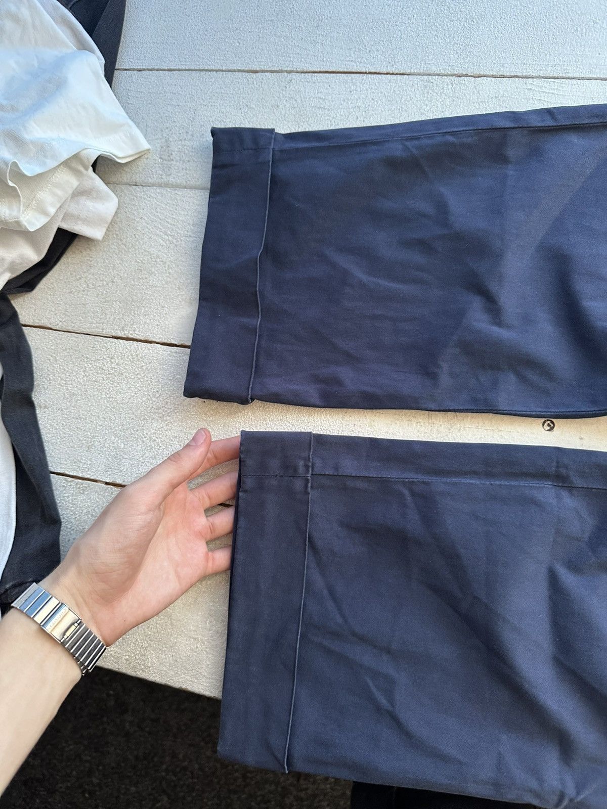 Other 🚨BRUNO CANETTI BLUE WOMEN LUXURY OLD MONEY WIDE PANTS Size 28" / US 6 / IT 42 - 4 Thumbnail