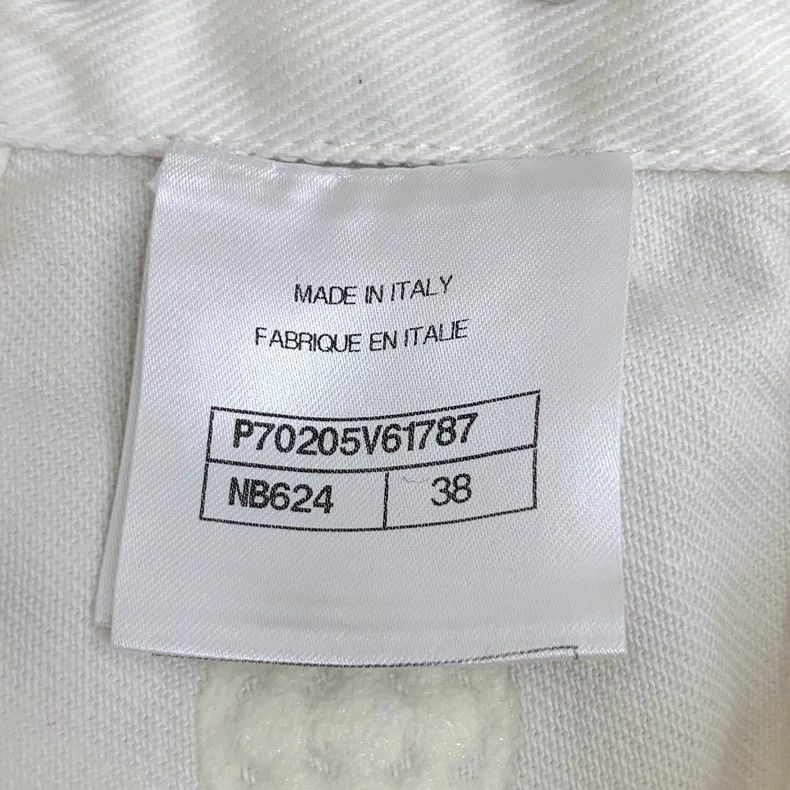 Chanel Chanel White logo camellia relief cotton denim vest Size XS / US 0-2 / IT 36-38 - 7 Thumbnail