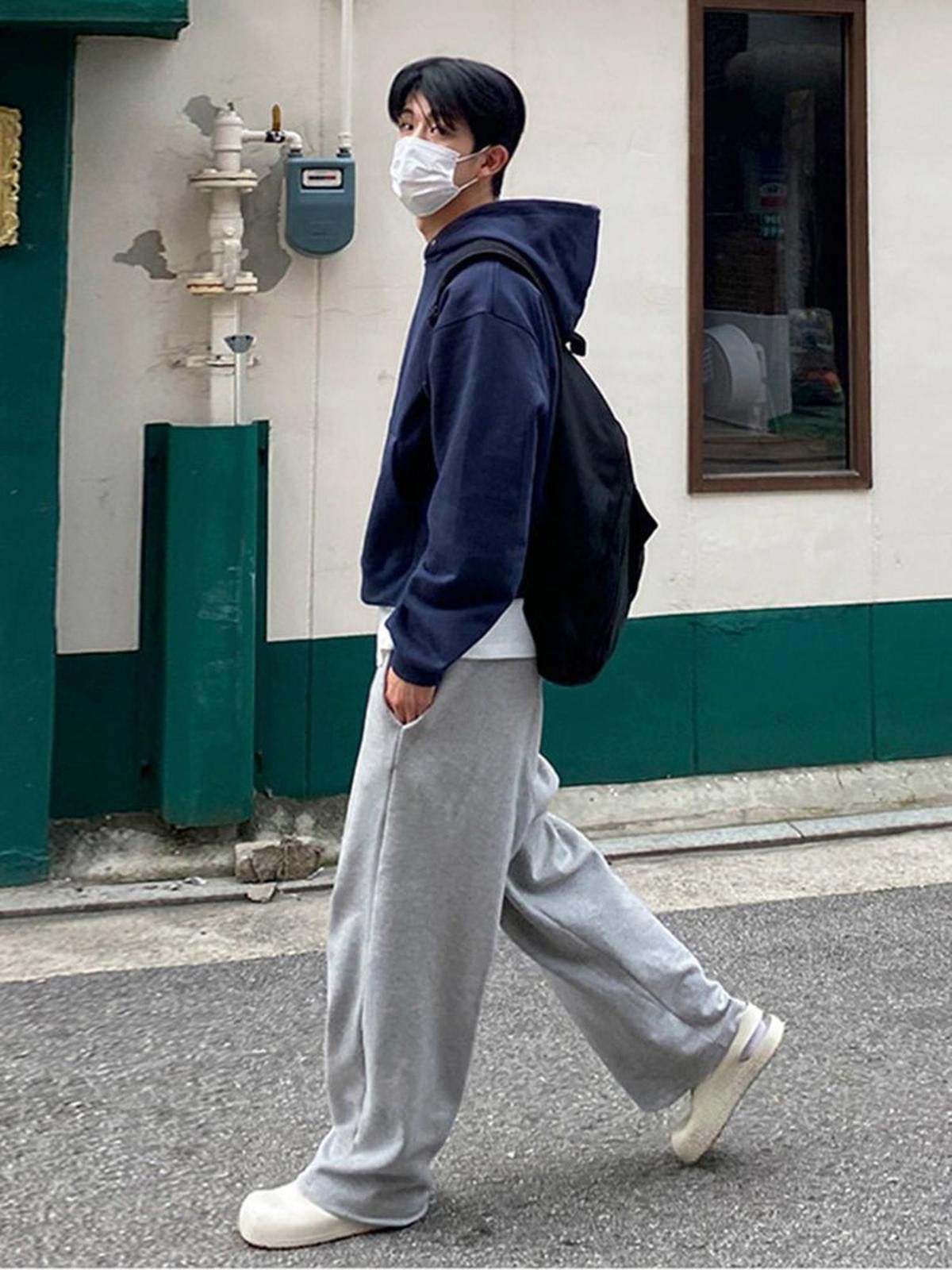 Vintage Gray Loose Sweatpants Size US 32 / EU 48 - 3 Thumbnail