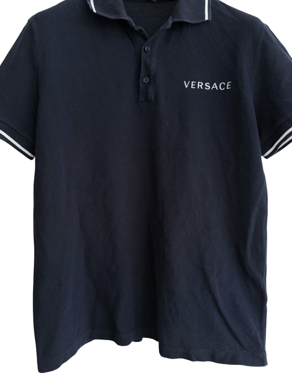 Versace Versace Logo Polo T-Shirt Size US M / EU 48-50 / 2 - 3 Thumbnail