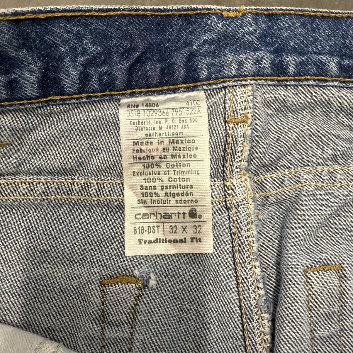 Carhartt × Vintage Vintage Y2K Carhartt Distressed Work Wear Jeans Size US 32 / EU 48 - 10 Thumbnail