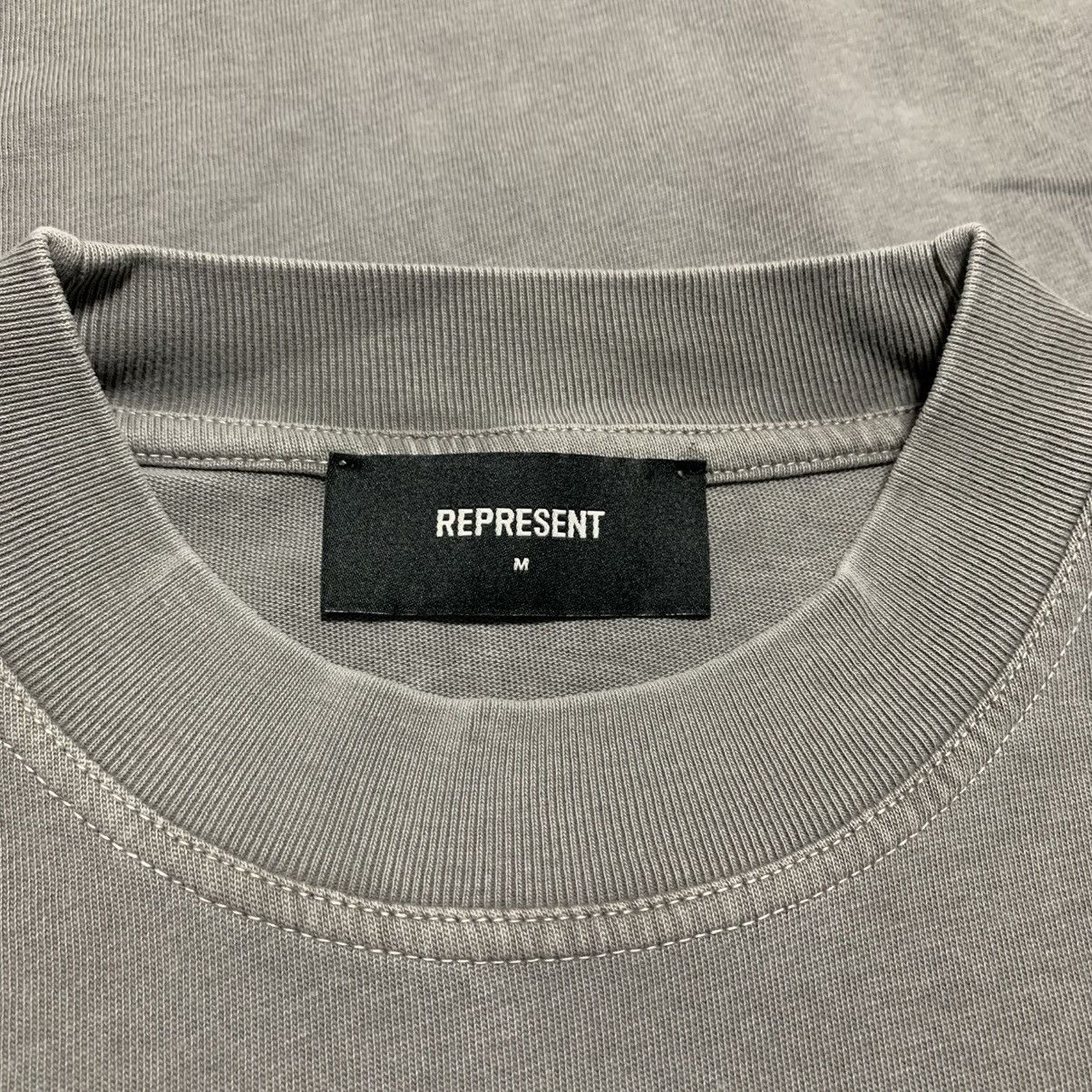 Represent Clo. Represent Medium Rock Logo Ultimate Grey Tee Size US M / EU 48-50 / 2 - 5 Thumbnail