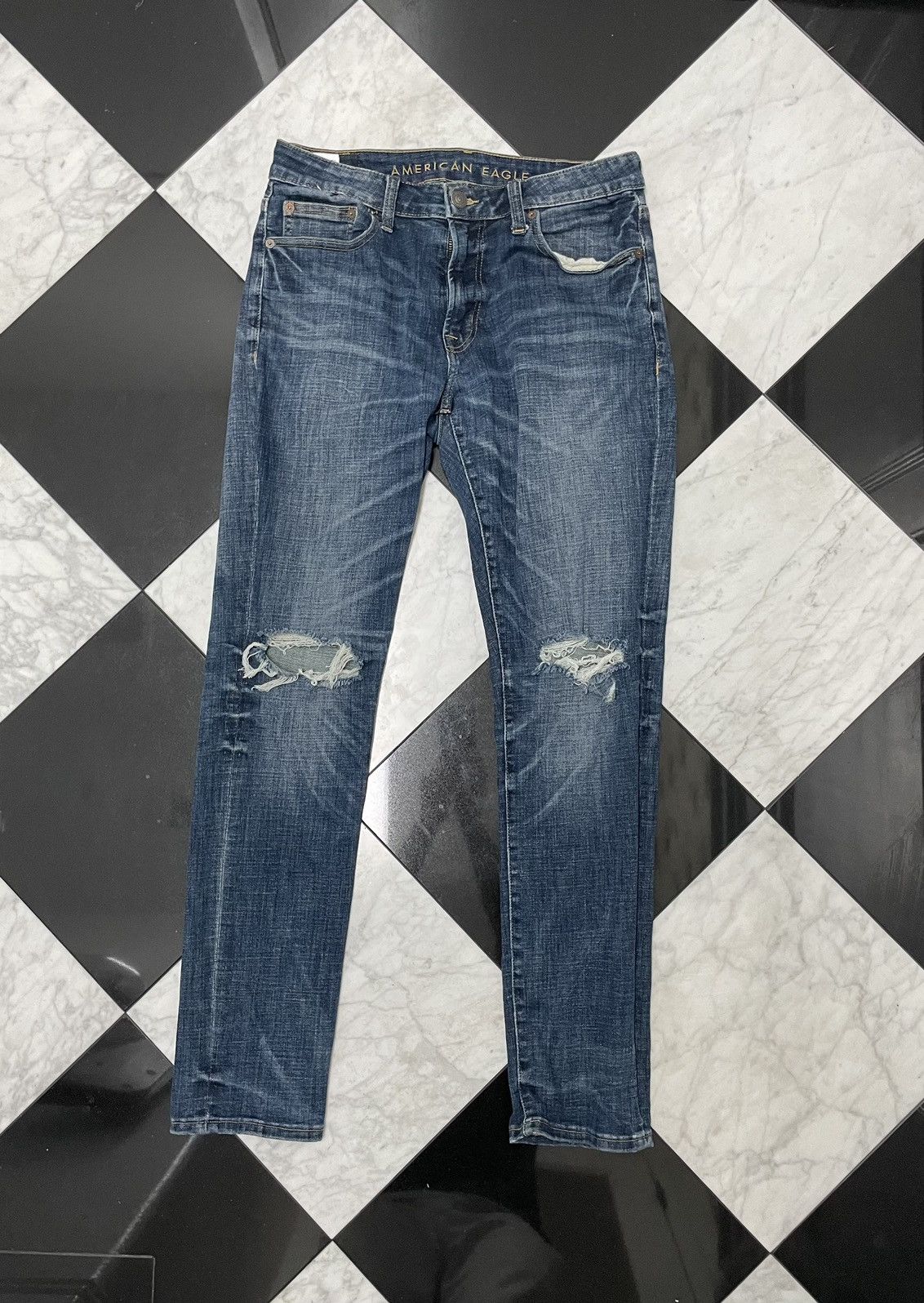 Other 🔥 American Eagle skinny ripped jeans flex fit Size US 32 / EU 48 - 1 Thumbnail