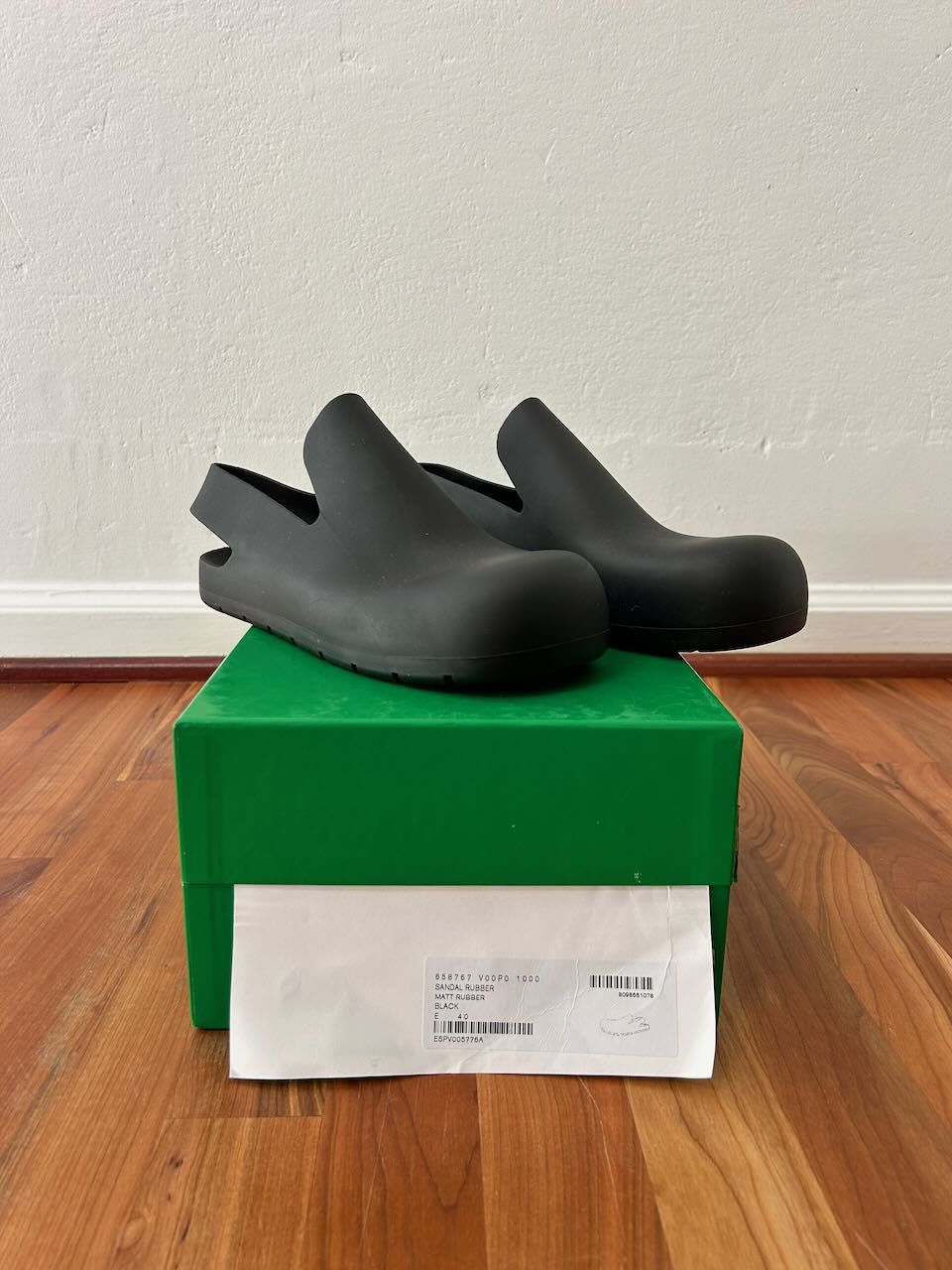 Bottega Veneta BOTTEGA VENETA Black Puddle Sandal Loafers Size US 7 / EU 40 - 5 Thumbnail