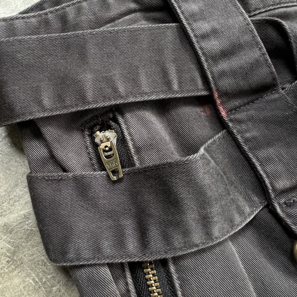 Undercover 2000s Moussy Undercover Washed Bondage Bottom Zip Pants Size US 27 - 9 Thumbnail