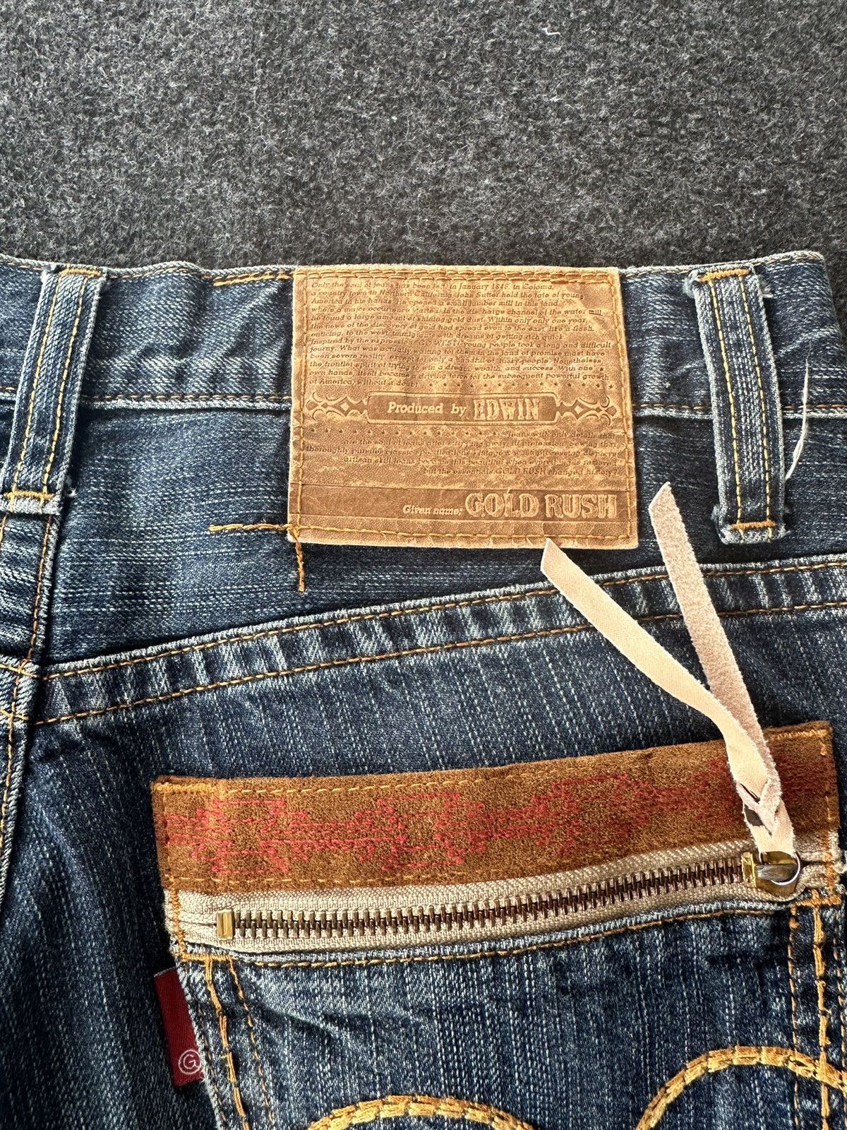 Edwin Edwin Gold Rush Vintage Distressed Washed Denim W30 F73 Size US 30 / EU 46 - 10 Thumbnail