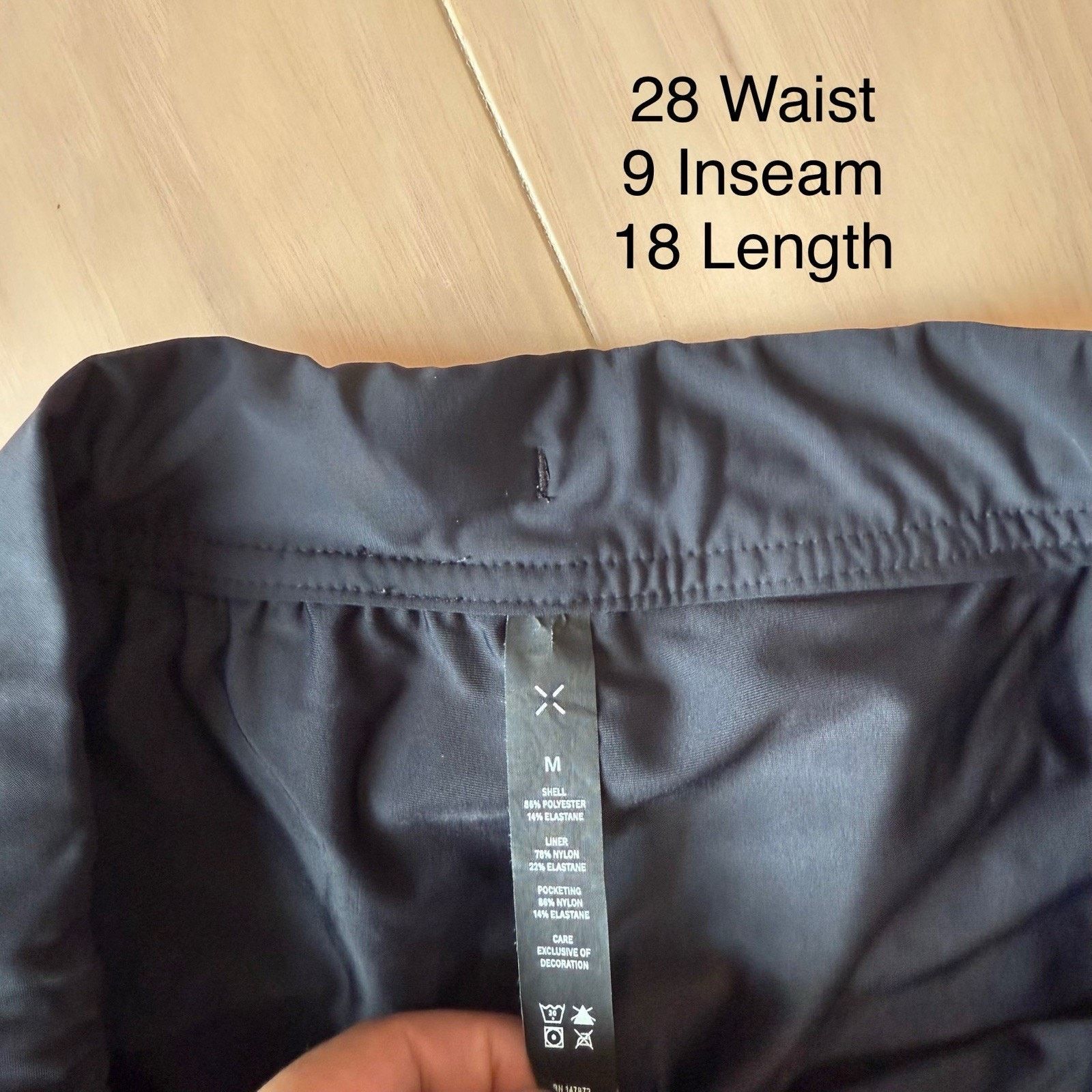 Ten Thousand Ten Thousand Interval Shorts Medium Black Workout Comfy Size US 28 / EU 44 - 5 Thumbnail