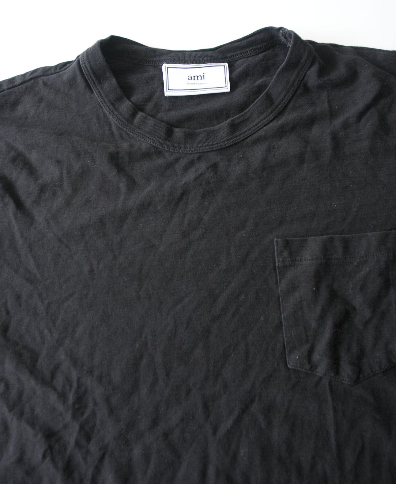 AMI AMI Alexandre Mattiussi T Shirt Size M Pocket Black Size US M / EU 48-50 / 2 - 2 Thumbnail