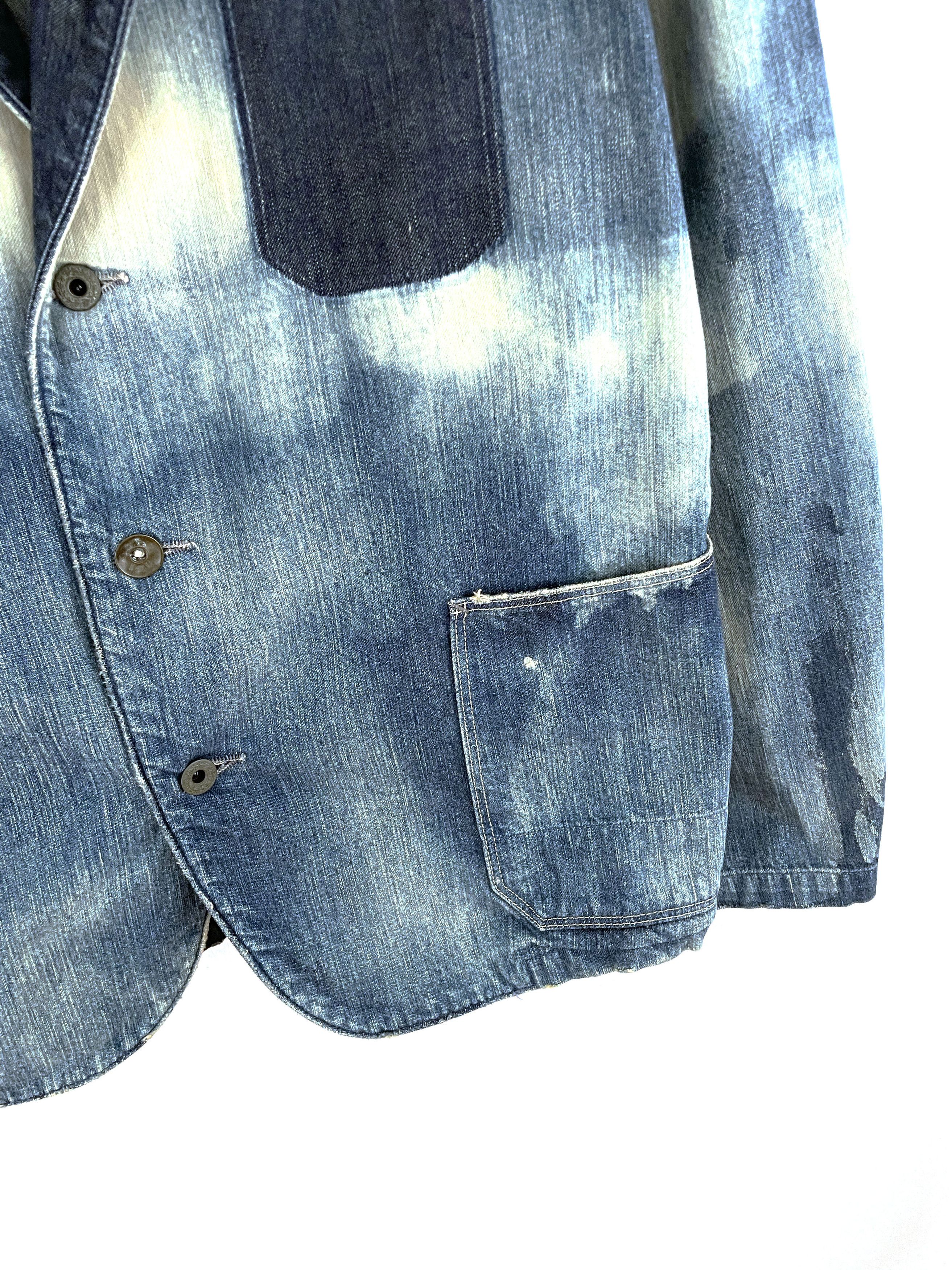 Kapital Distressed Denim Jacket Size US XL / EU 56 / 4 - 7 Thumbnail