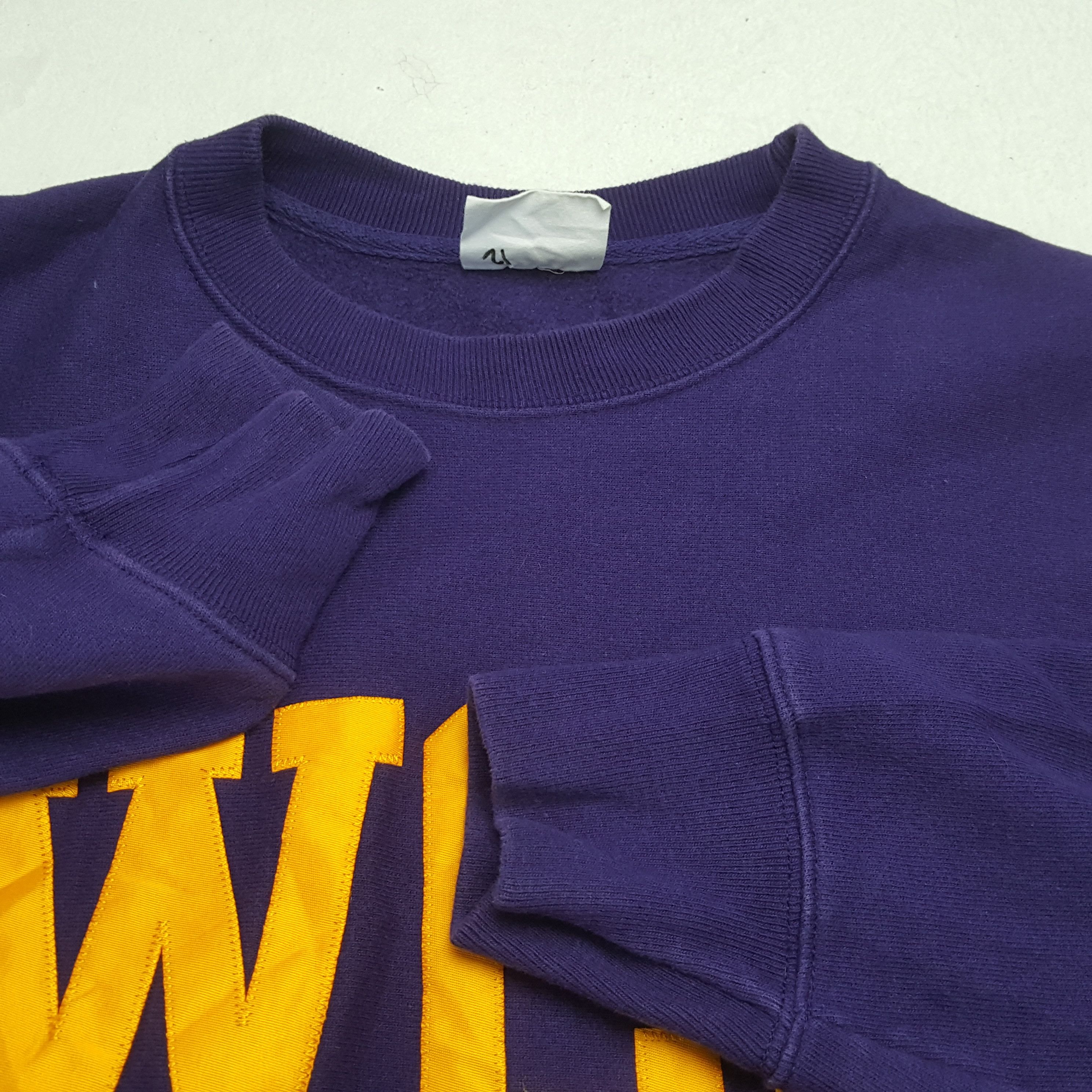 Champion × Vintage WCU Collage University Style CHAMPION Sweatshirt Size US L / EU 52-54 / 3 - 8 Thumbnail