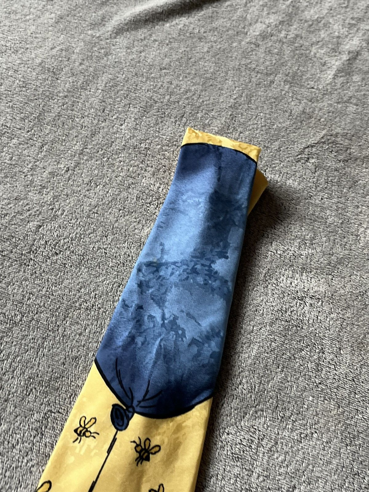 Disney × Vintage Vintage 90’s Disney Winnie The Pooh Tie Rack (Yellow)Cartoon Size ONE SIZE - 4 Thumbnail