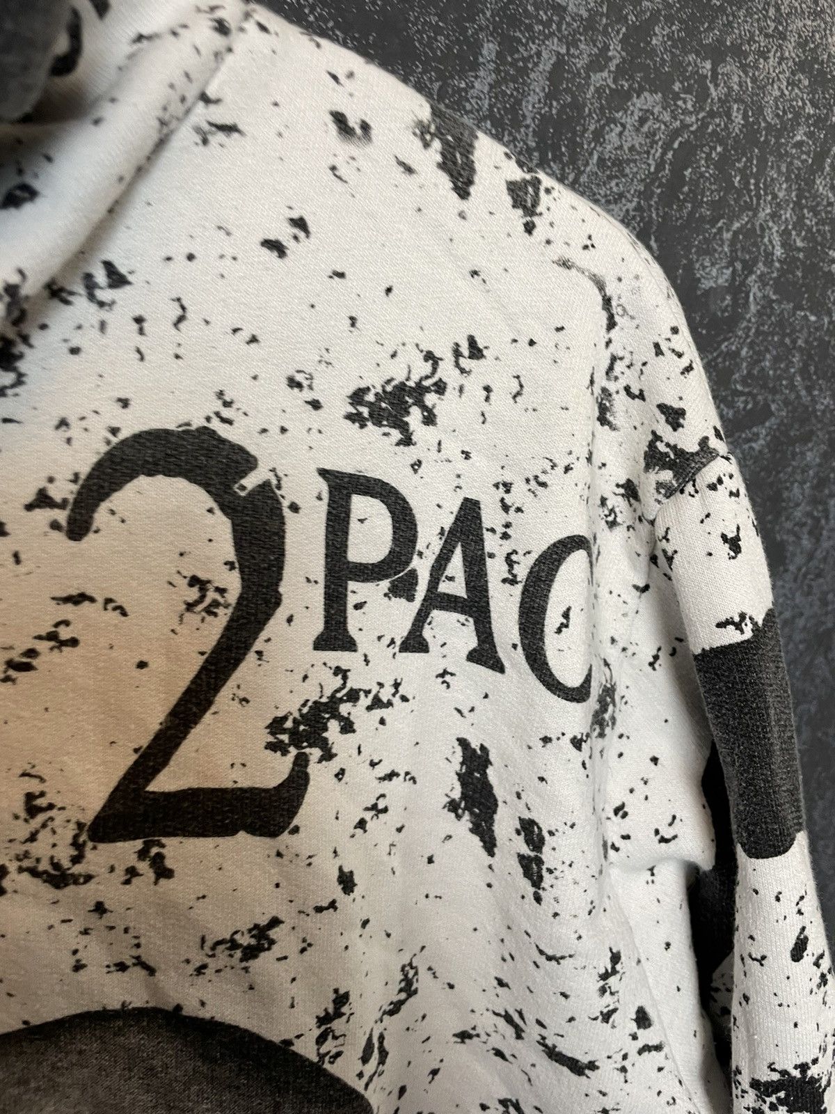Rap Tees × Vintage Vintage 2pac hoodie Tupac rap hoodie Size US M / EU 48-50 / 2 - 4 Thumbnail