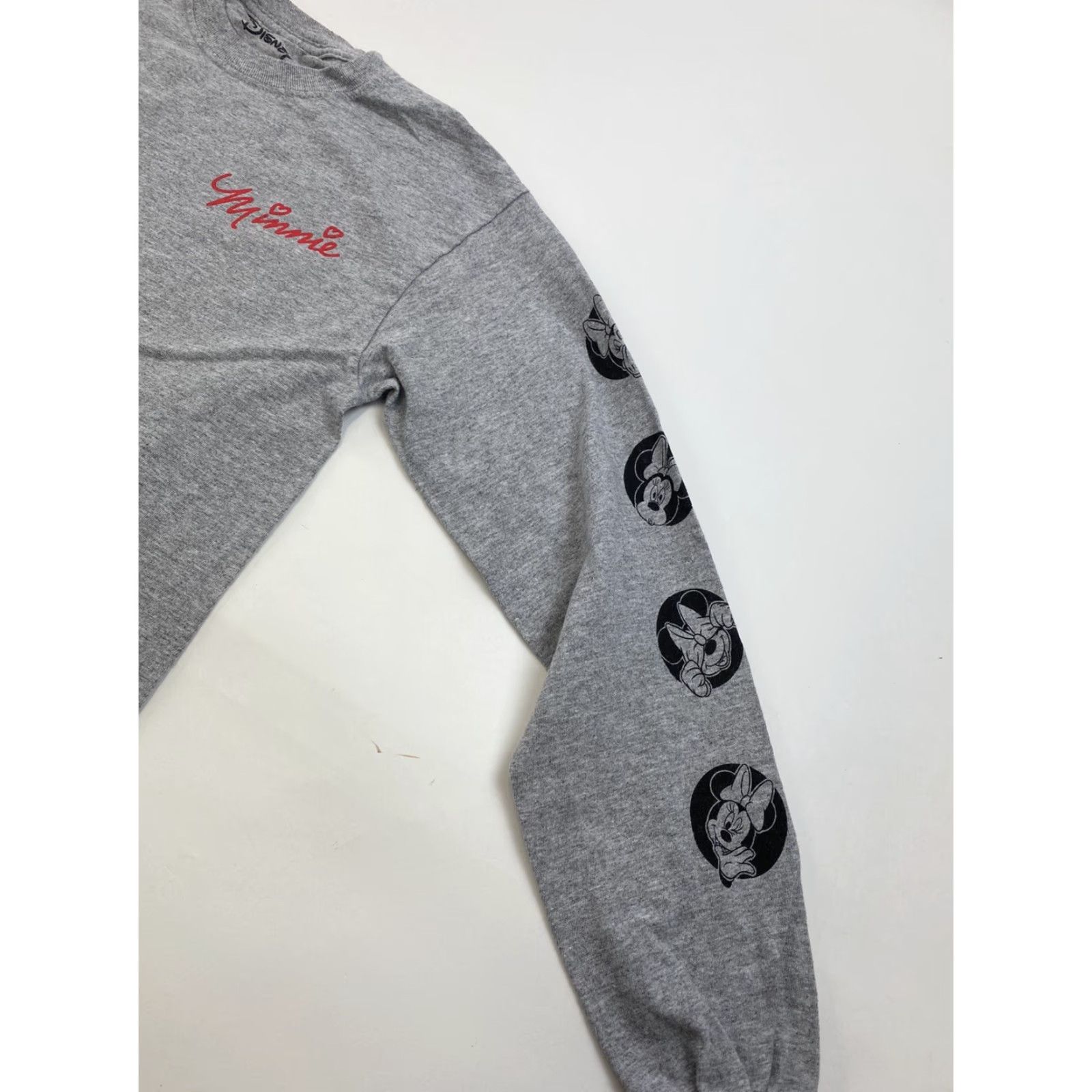Disney VINTAGE Minnie Mouse Shirt Womens Small Grey Long Sleeve Disney Crew Neck Pullover Size S / US 4 / IT 40 - 4 Thumbnail