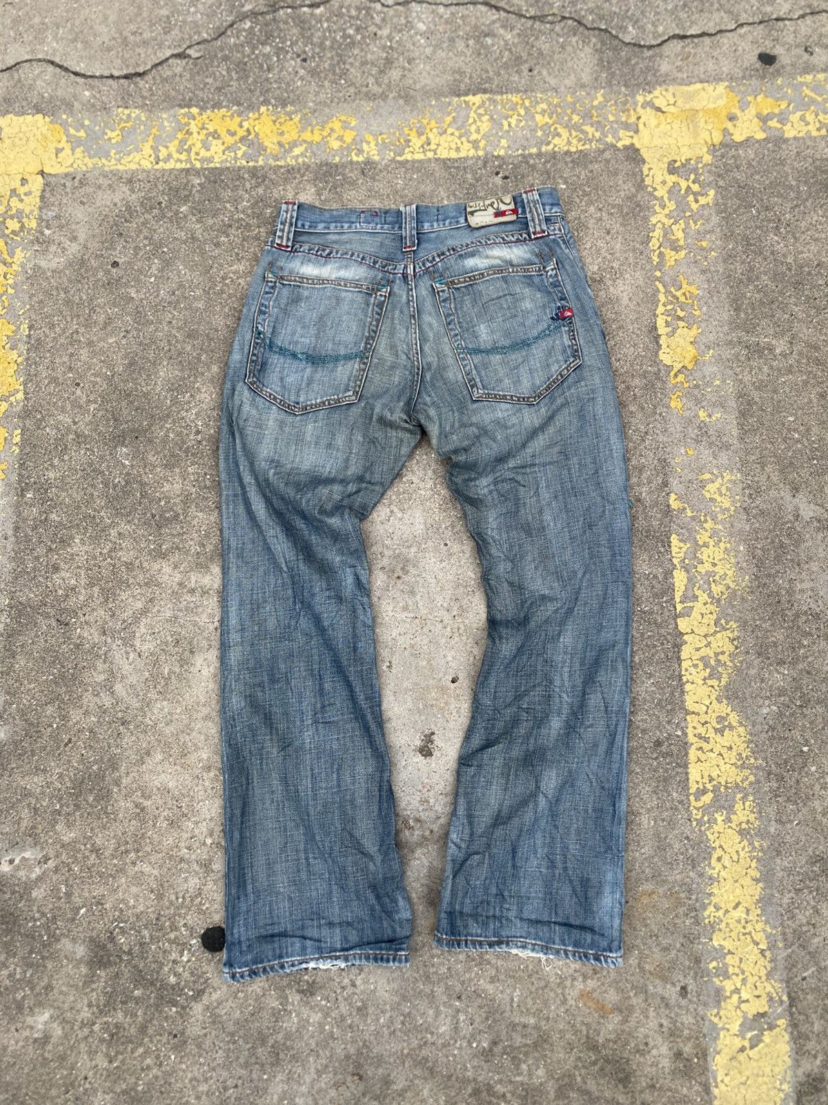 Quiksilver QUICKSILVER BAGGY DENIM Y2K Size US 32 / EU 48 - 2 Thumbnail