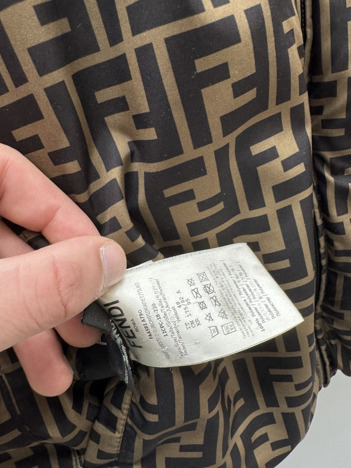Fendi Fendi reversible vest Size US M / EU 48-50 / 2 - 9 Thumbnail
