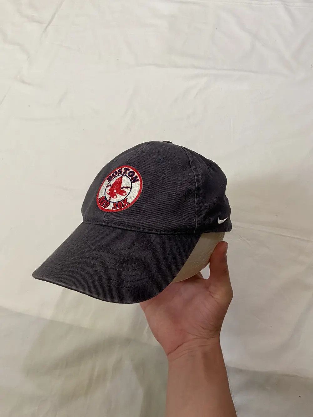 MLB VINTAGE NIKE Y2K TEAM BOSTON RED SOCKS BASEBALL MLB HAT CAP Size ONE SIZE - 1 Thumbnail
