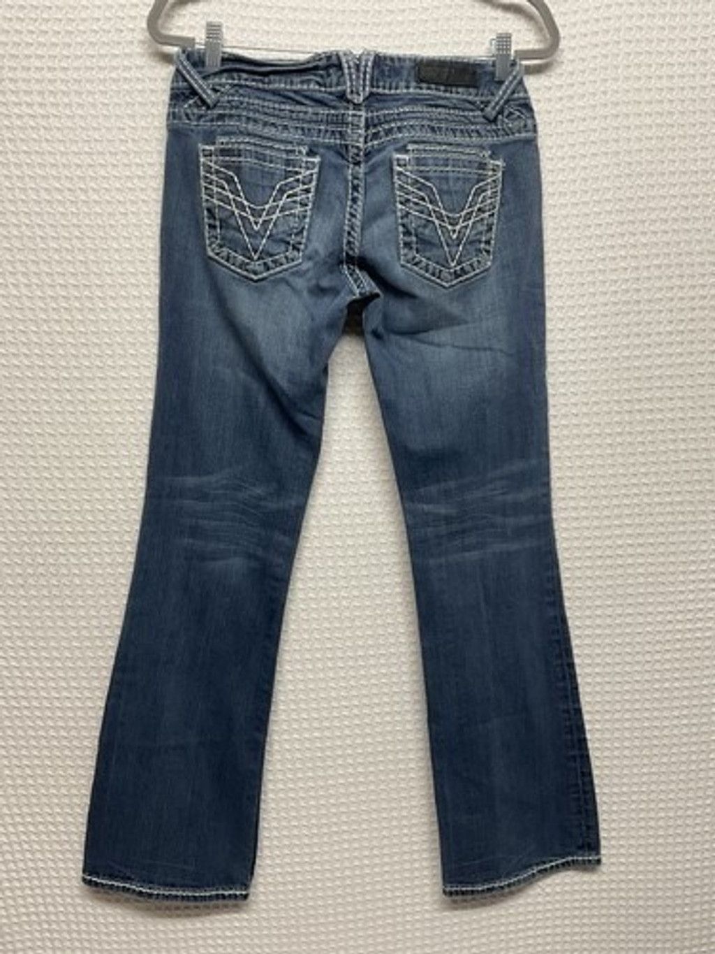 Other Vigoss The Dublin Boot Cut Blue Zip Jagger Jeans Women 28x31 Size 28" / US 6 / IT 42 - 12 Thumbnail