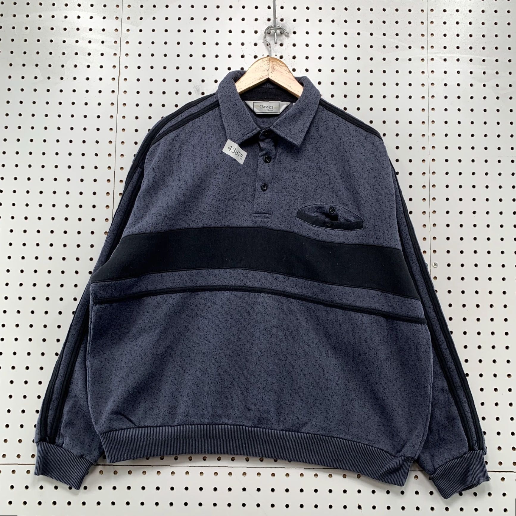 Vintage VINTAGE Classics Parkland Pullover Sweater Mens XL Collared Gray Fleece Size US XL / EU 56 / 4 - 2 Thumbnail