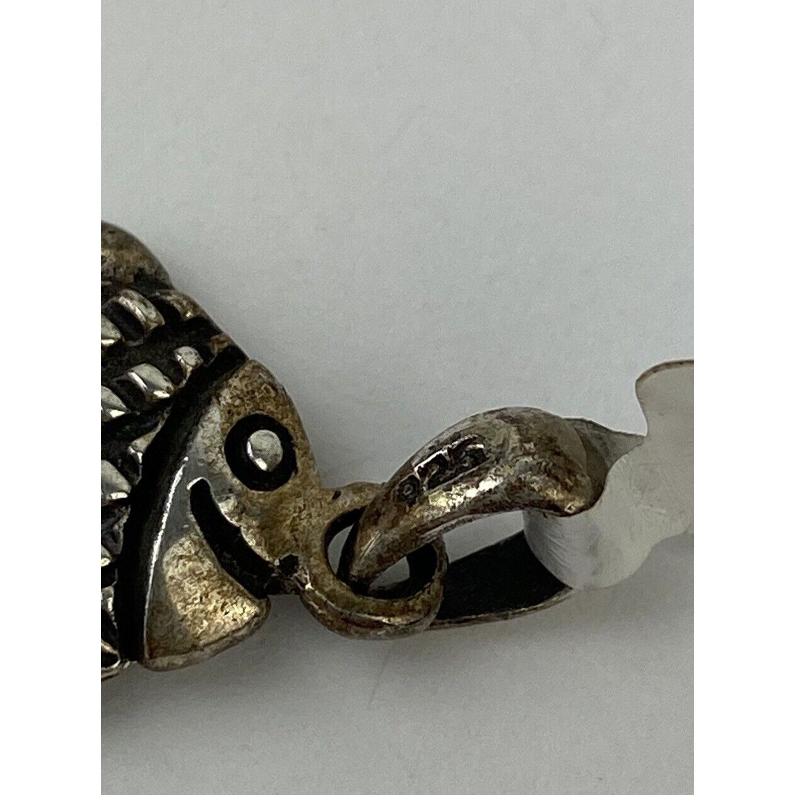 Other NWT 925 Sterling Silver Smiley Fish Pendant Dije 1” Sea Life Size ONE SIZE - 3 Thumbnail