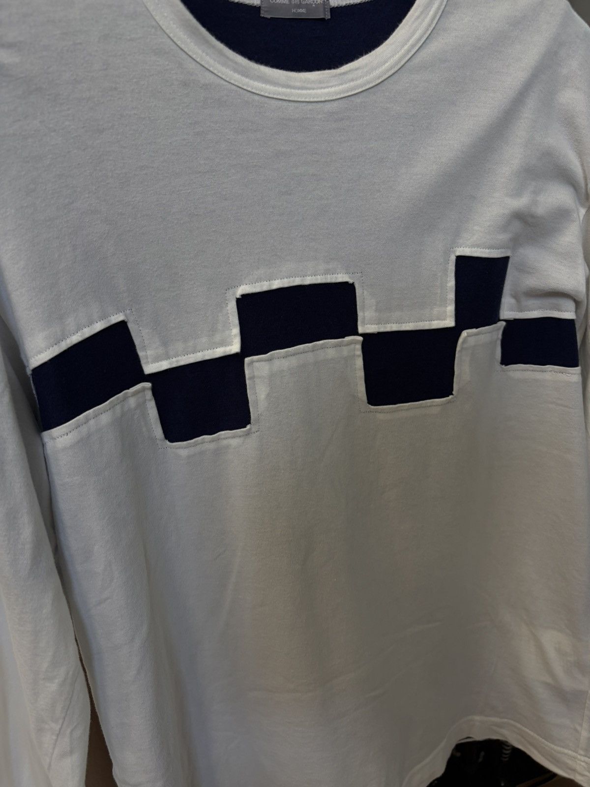 Comme des Garcons Homme AW02 Layered Longsleeve Reversible T Shirt Size US M / EU 48-50 / 2 - 8 Thumbnail