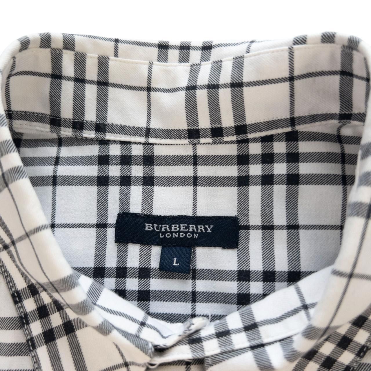 Burberry Vintage Burberry Nova Check Short Sleeve Shirt Size L Size US L / EU 52-54 / 3 - 3 Thumbnail