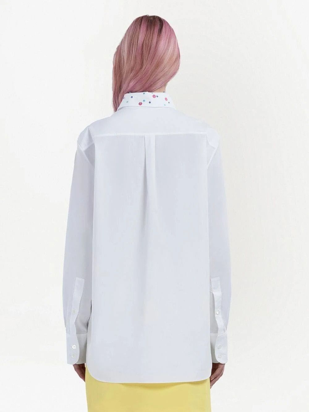 Marni o1srvl11e0624 Shirt in White Size S / US 4 / IT 40 - 3 Thumbnail