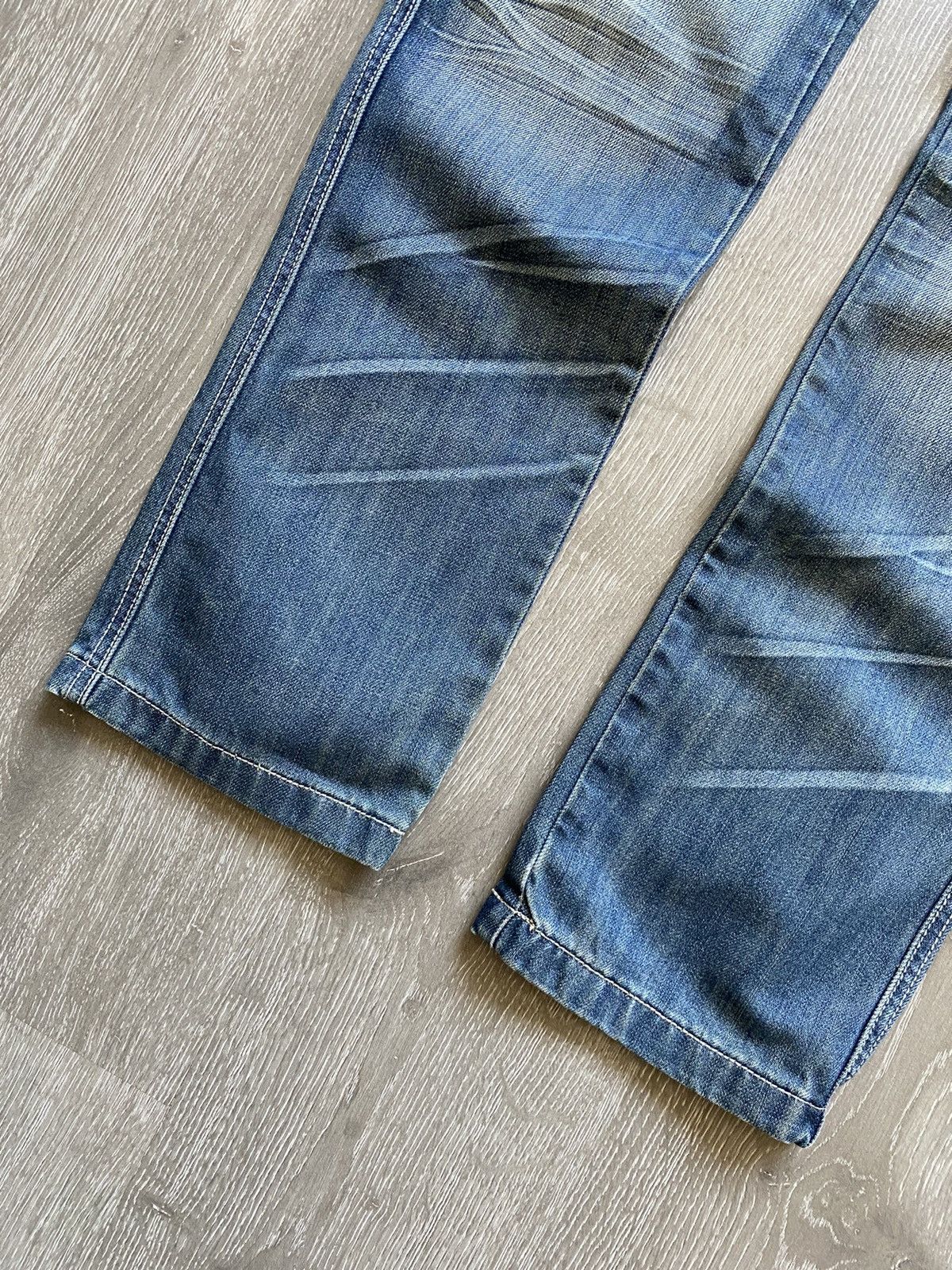Other Y2K Here There Jeans Scull Embroidered Washed Denim Pants Size US 28 / EU 44 - 9 Thumbnail