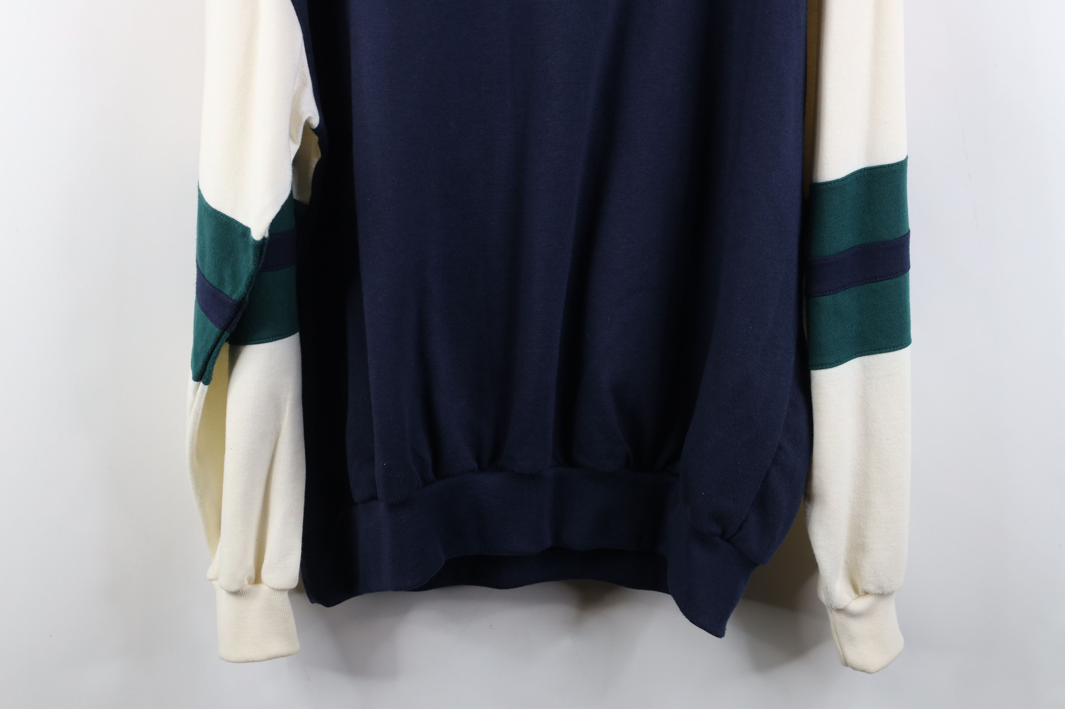 Vintage Vintage 90s Streetwear Block Long Sleeve Rugby Polo Shirt Size US XL / EU 56 / 4 - 12 Thumbnail