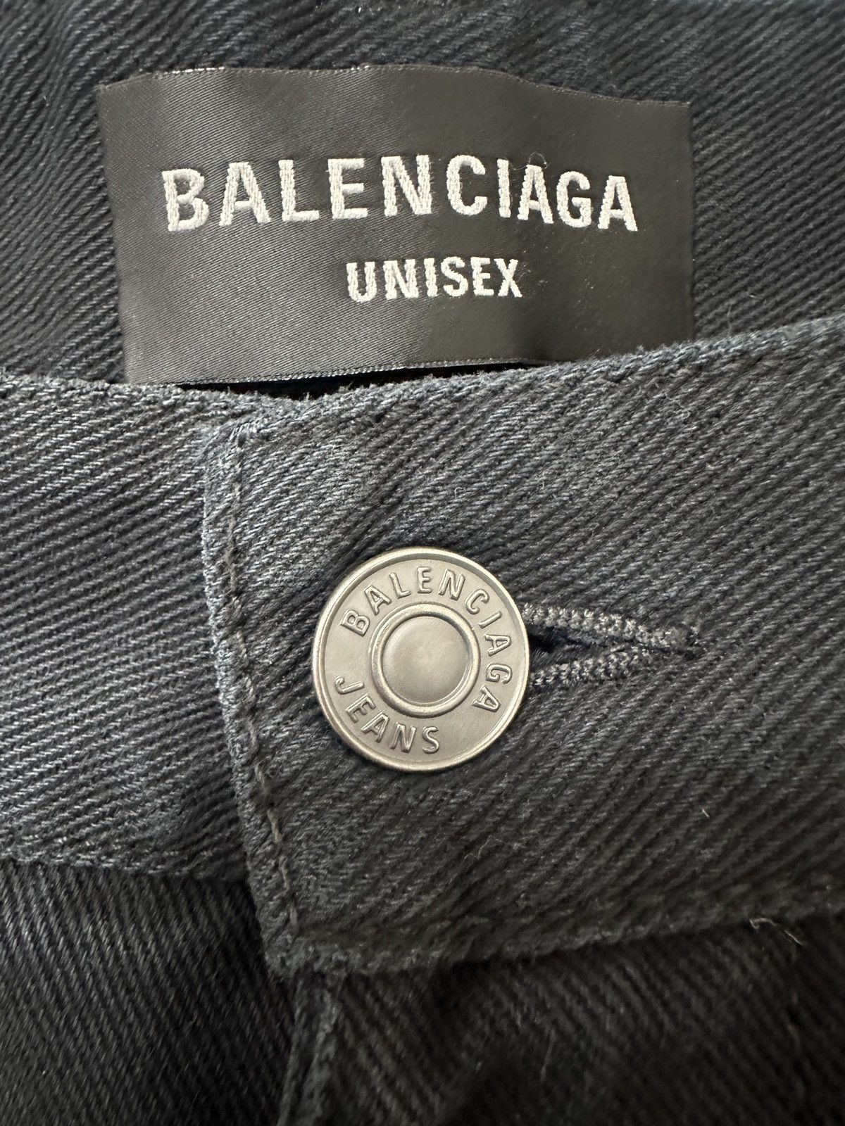 Balenciaga Sunbleached Double Leg Denim - Soft Left Hand Denim Size US 32 / EU 48 - 5 Thumbnail